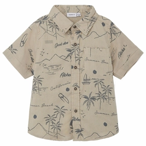 Name it Humus Feria Shirt Distressed finish