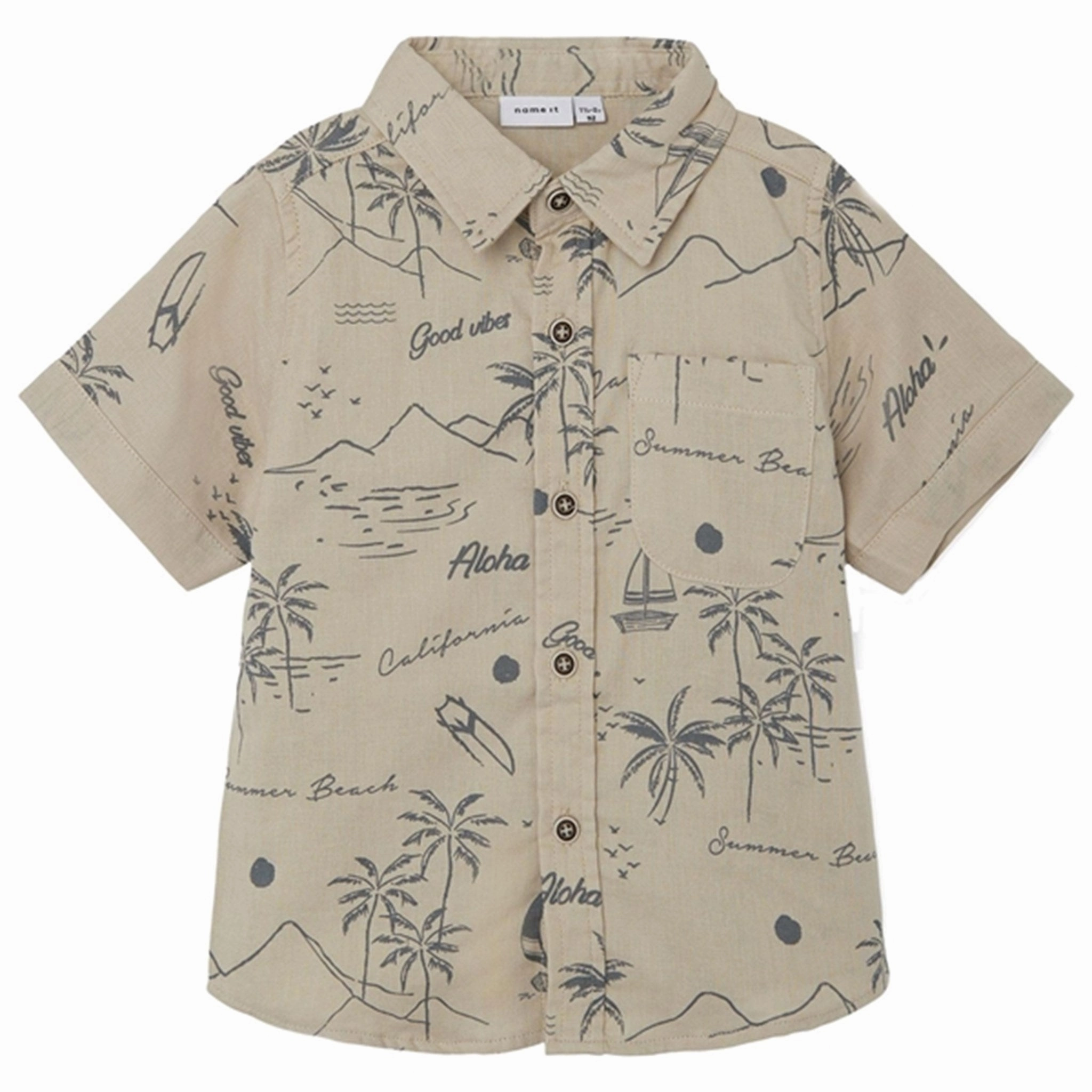 Name it Humus Feria Shirt Distressed finish