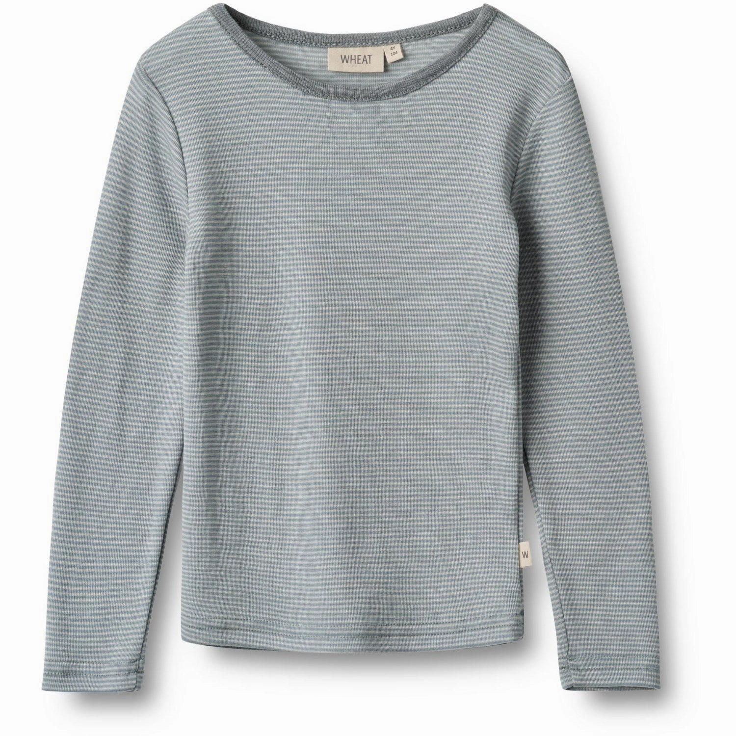 Wheat Navy Stripe Wool Blouse Alfie birthday celebration Relaxed Comfort