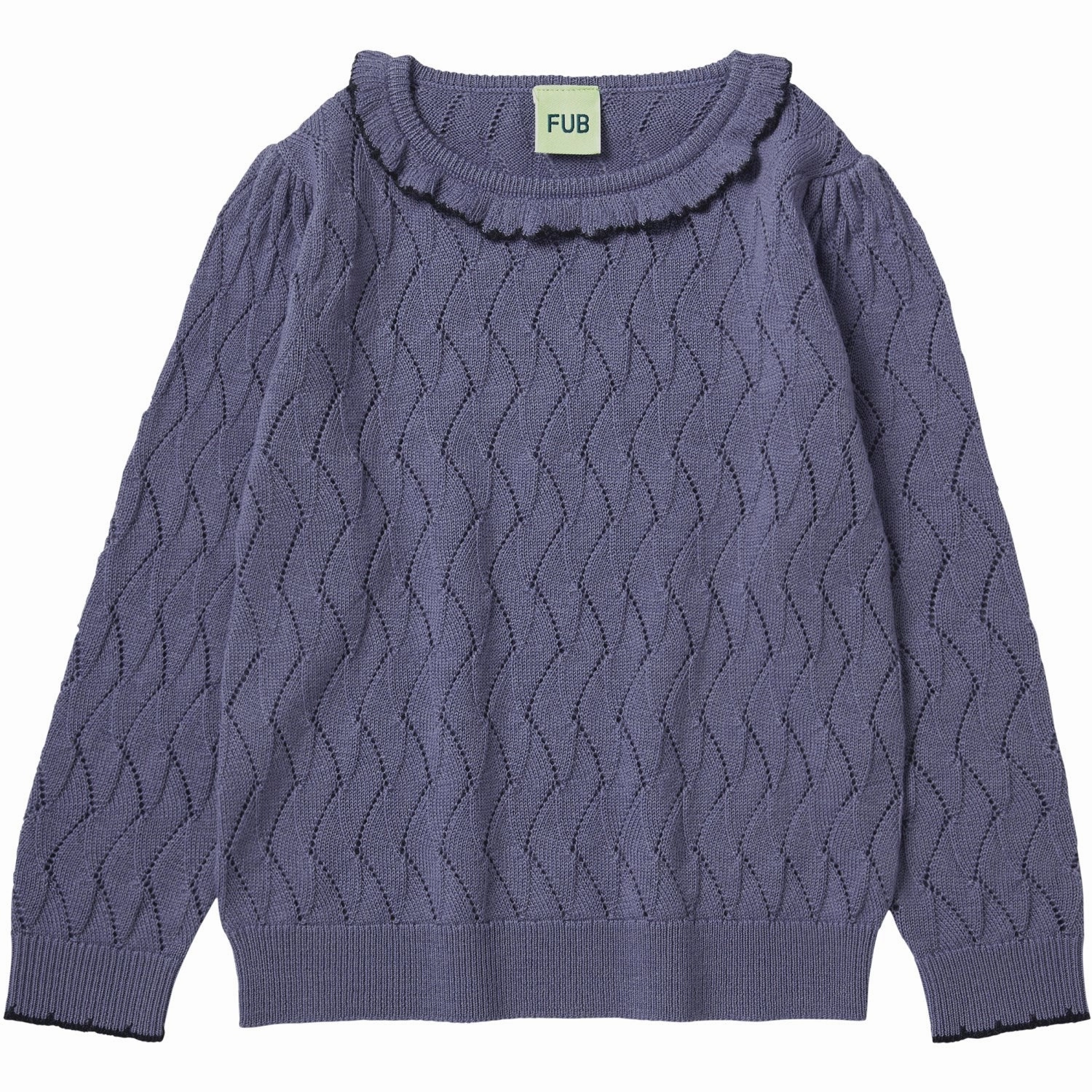Must-Have Item FUB Dusty Violet Pointelle Tee L/S