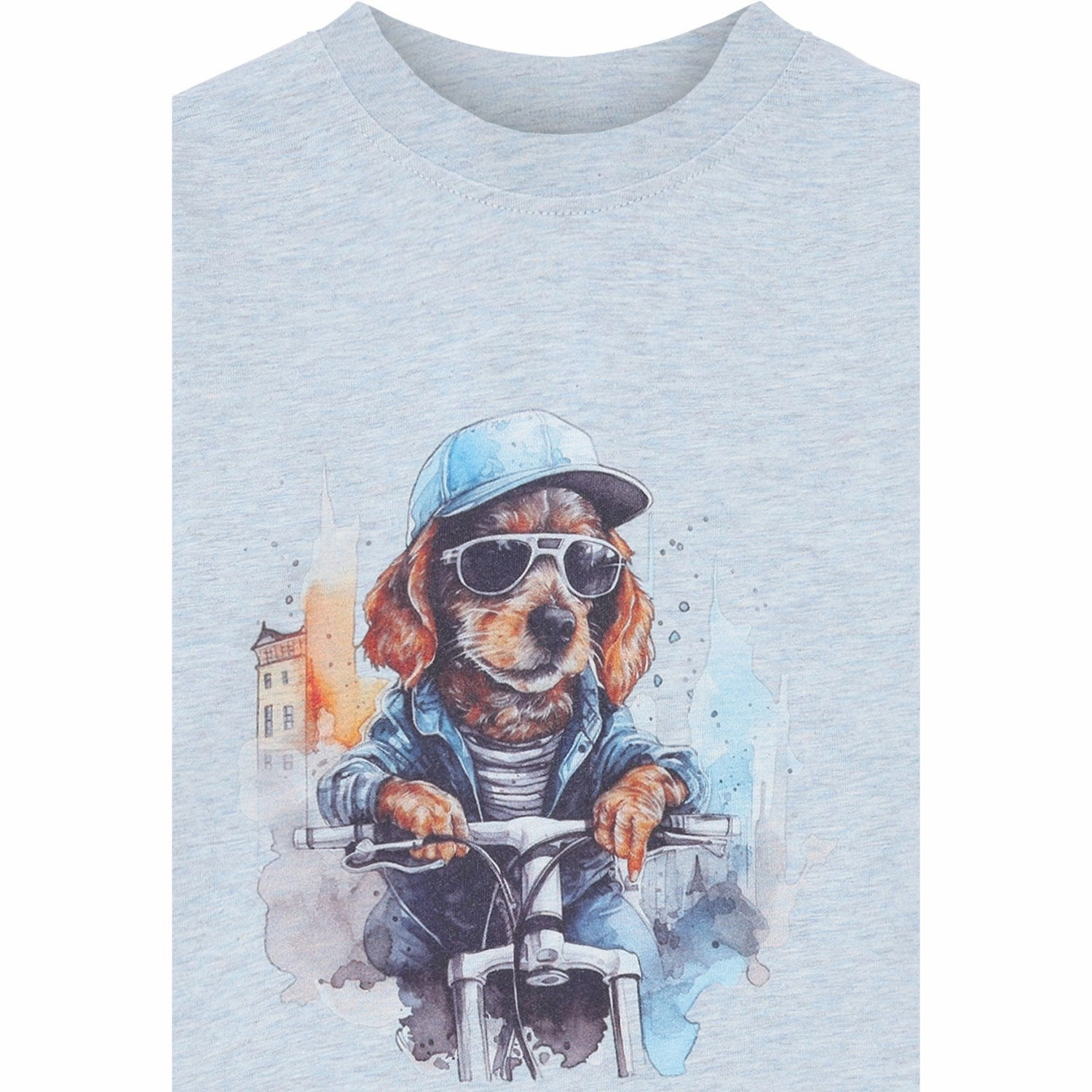 Hust & Claire Sky Melange Anton Blouse birthday celebration