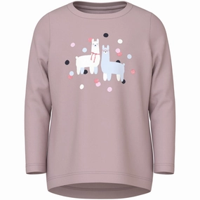 Versatile Styling Trendy Outfit Name It Burnished Lilac Lama Nmfvix Ls Top