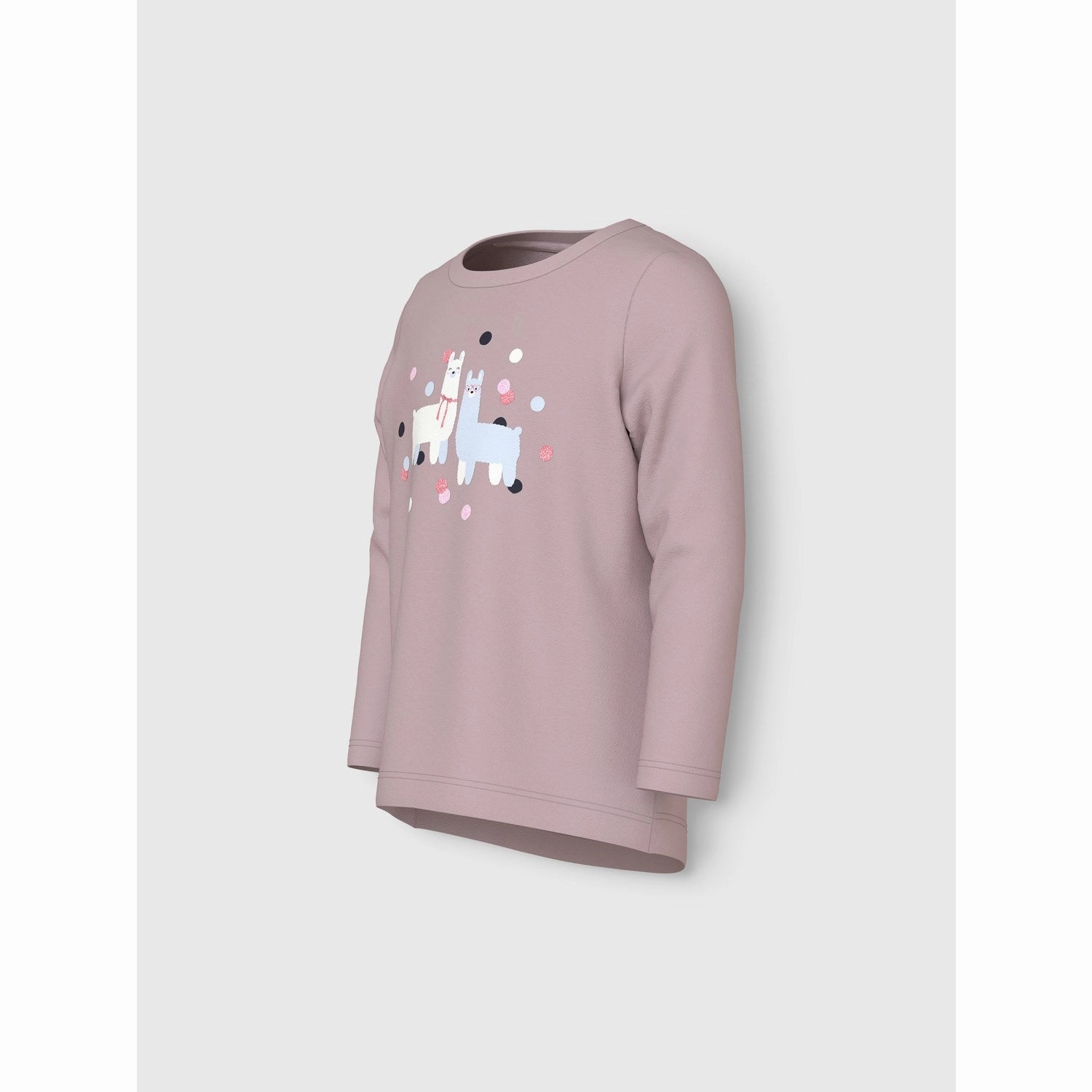 Name It Burnished Lilac Lama Nmfvix Ls Top Mountain Escape Flex Fit Collar