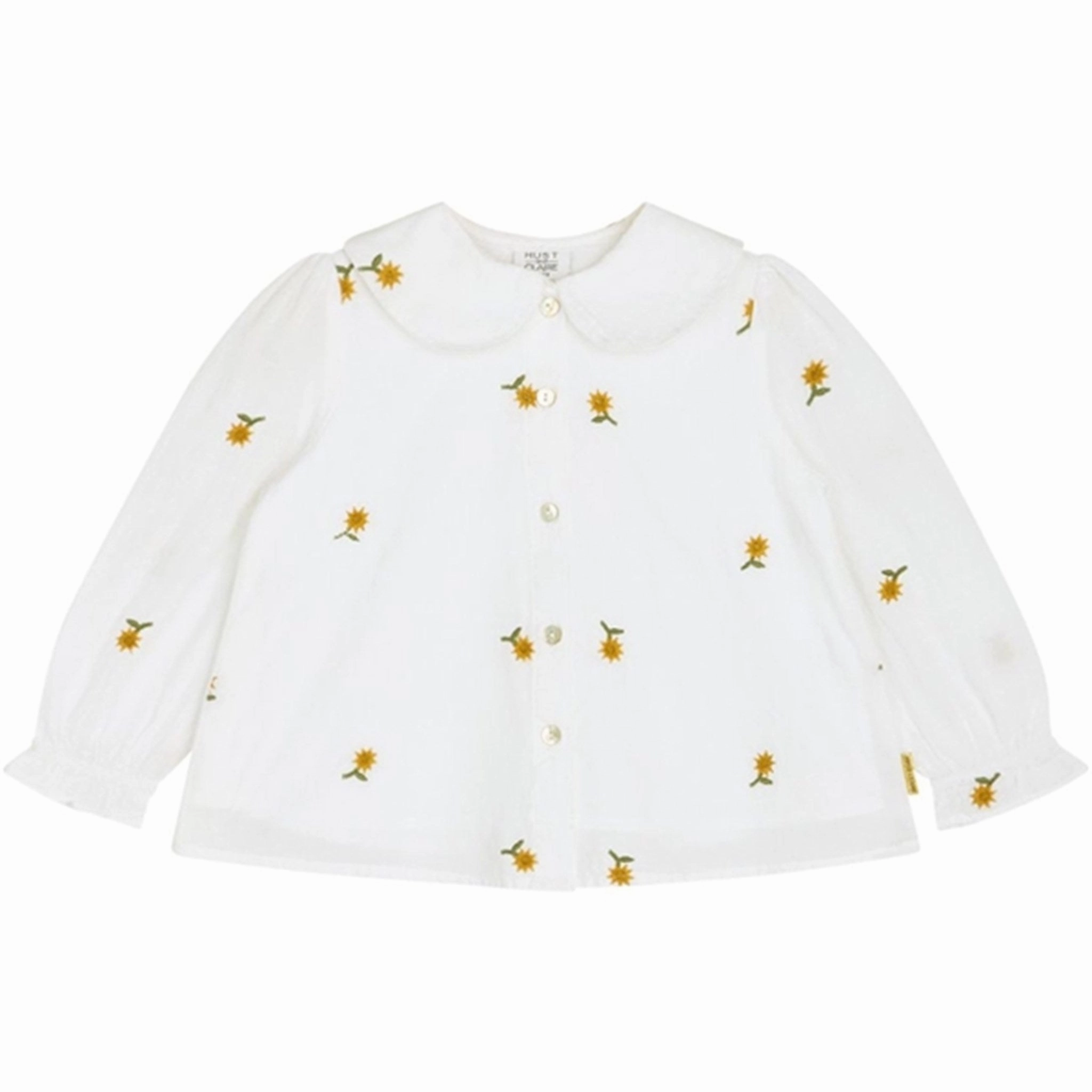 Hust & Claire Mini Ivory Rea Blouse Premium Quality Summer Must-have