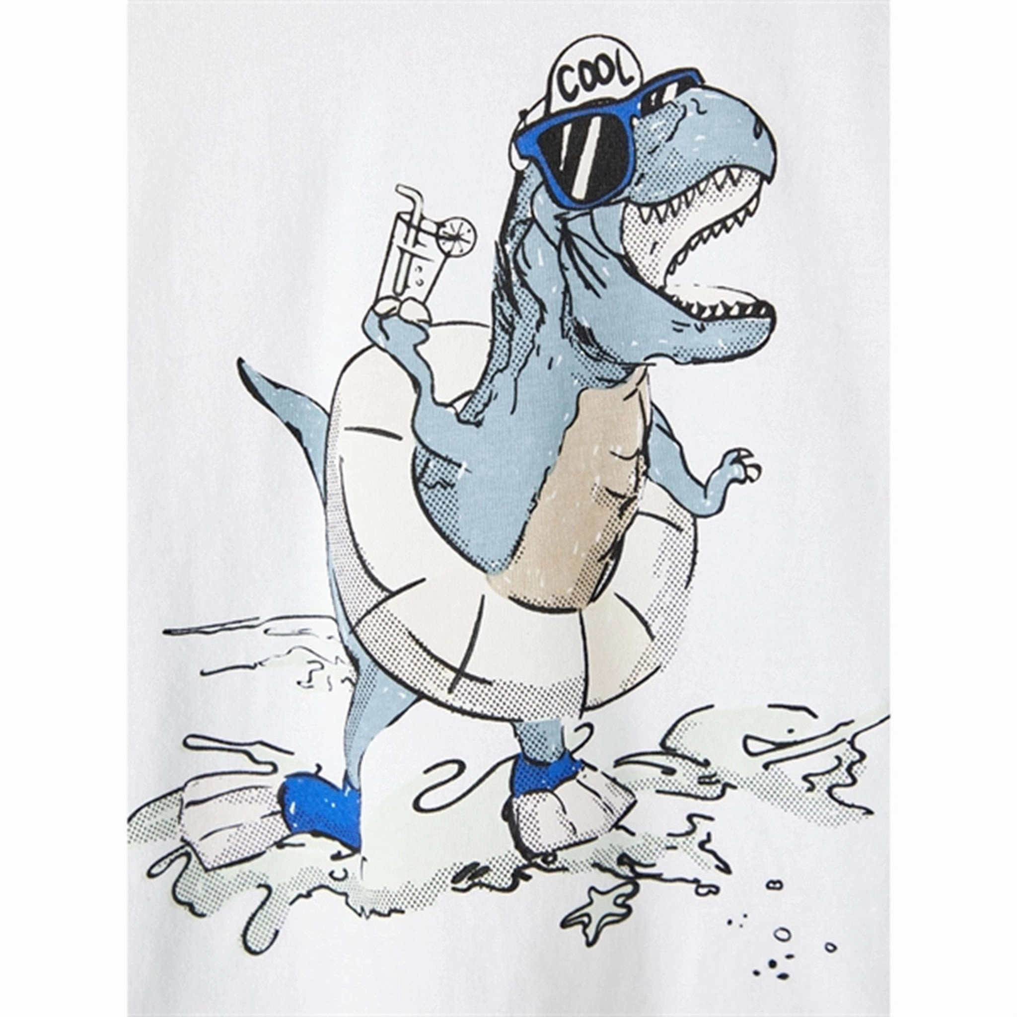 Name it Bright White Zetho T-Shirt informal gathering Limited Edition