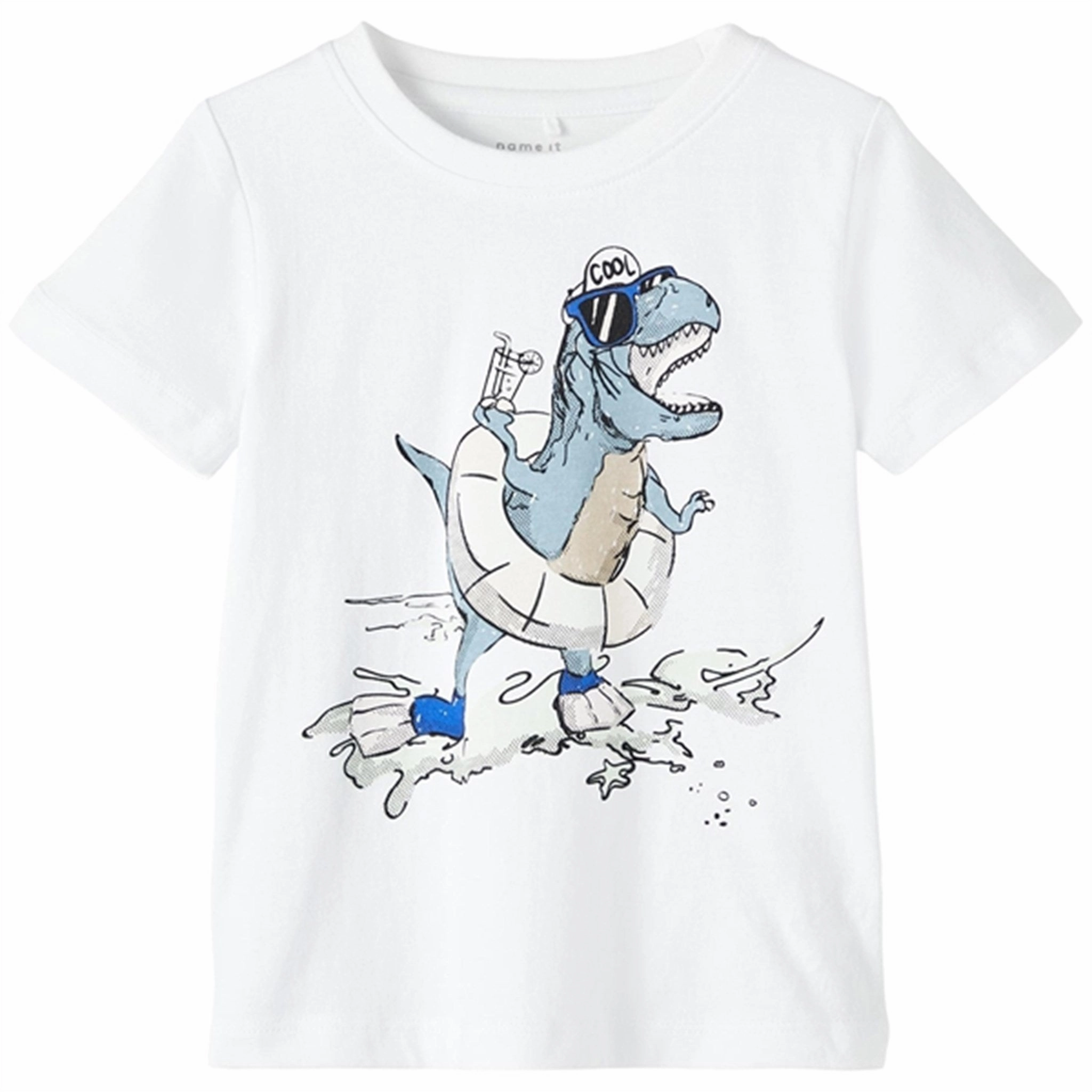 Name it Bright White Zetho T-Shirt Urban Fashion Sleeveless