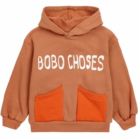 Lounge Wear Leisure Apparel Bobo Choses Brown Bobo Choses Shadow Hoodie