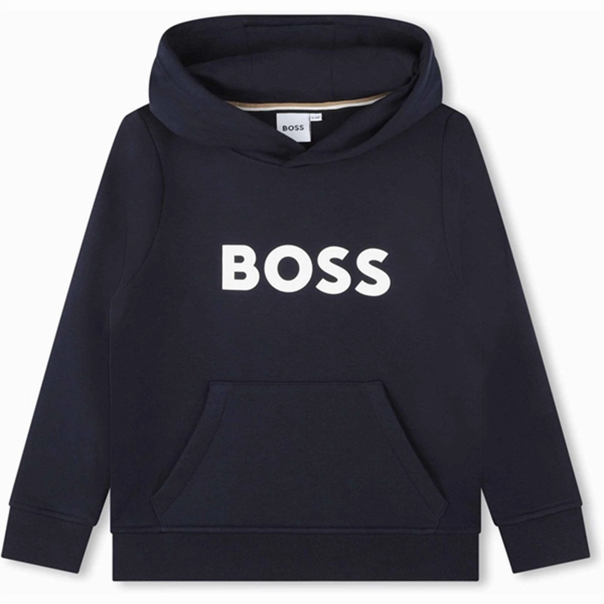 Hugo Boss Navy Hoodie Minimalist Wardrobe