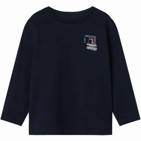 Name It Dark Sapphire Sorre Regular Blouse Mature appeal Monochrome Palette