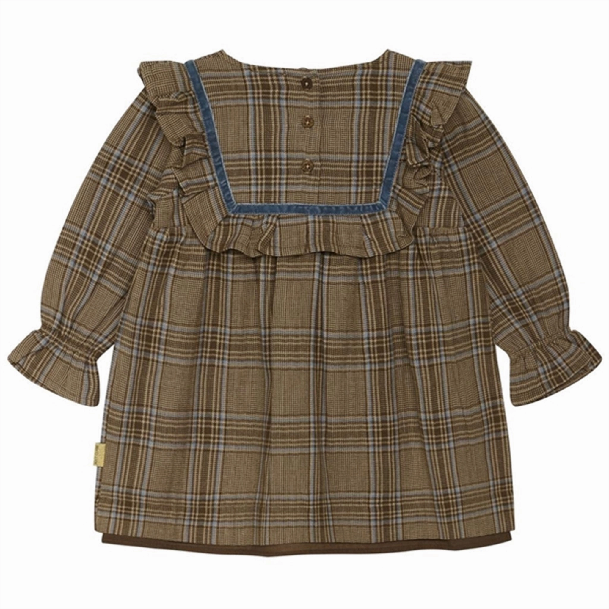 Hust & Claire Mini Dark Earth Kiana Dress Elastic Fit