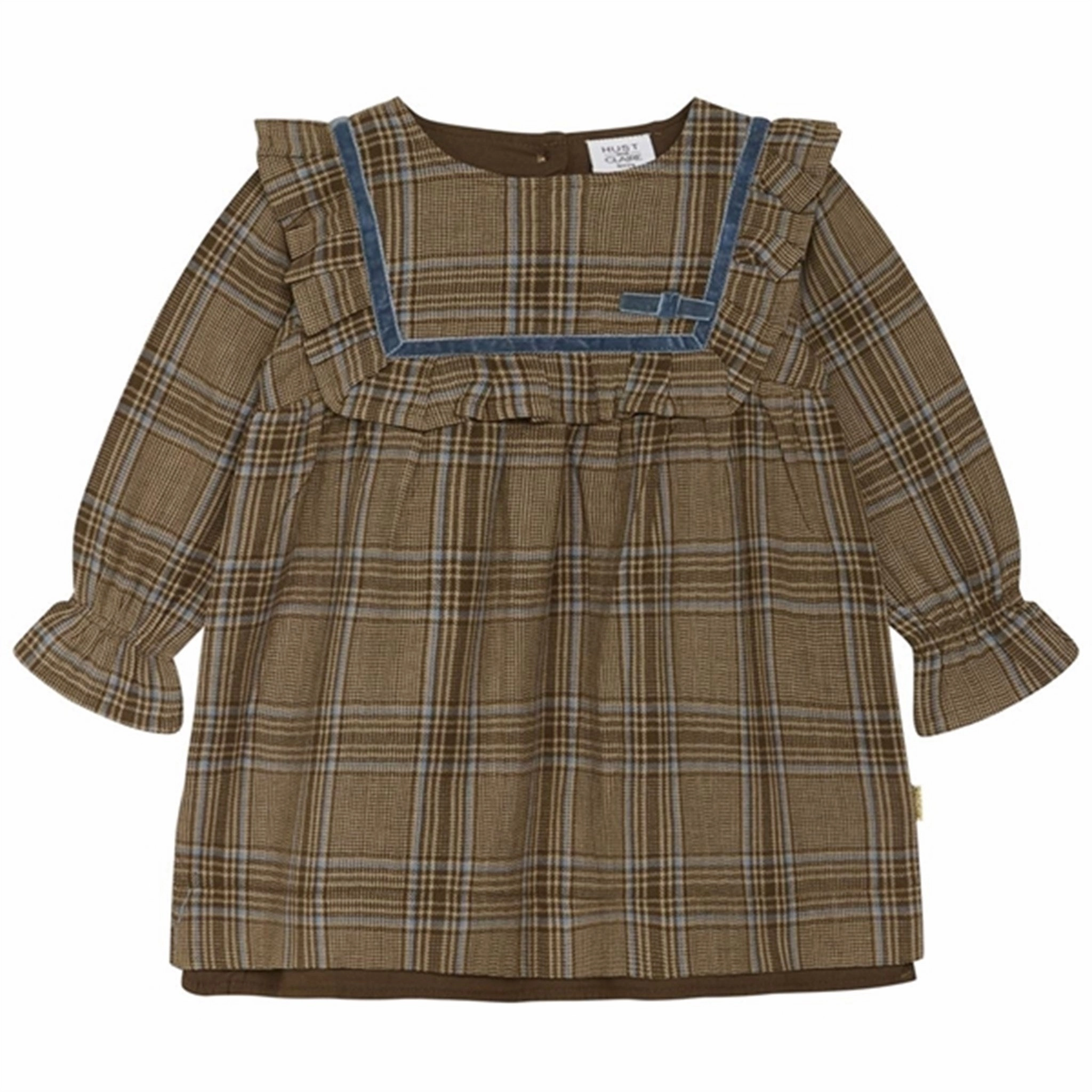 Hust & Claire Mini Dark Earth Kiana Dress Comfortable and breathable Fresh Mood