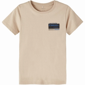 Elegant and Relaxed Name it Oxford Tan Nefrede T-Shirt