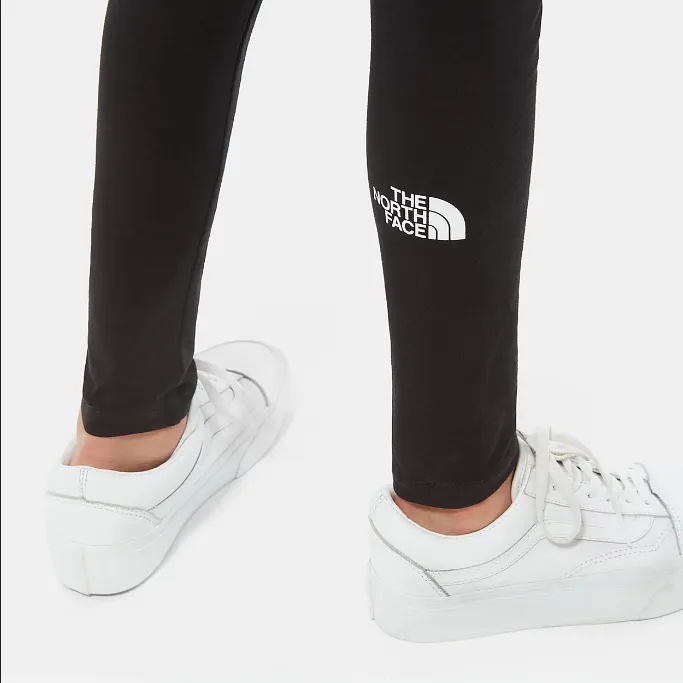 The North Face Girl Cotton Blend Legging NF0A3VEHKY41 black white glove SeamFree Edges