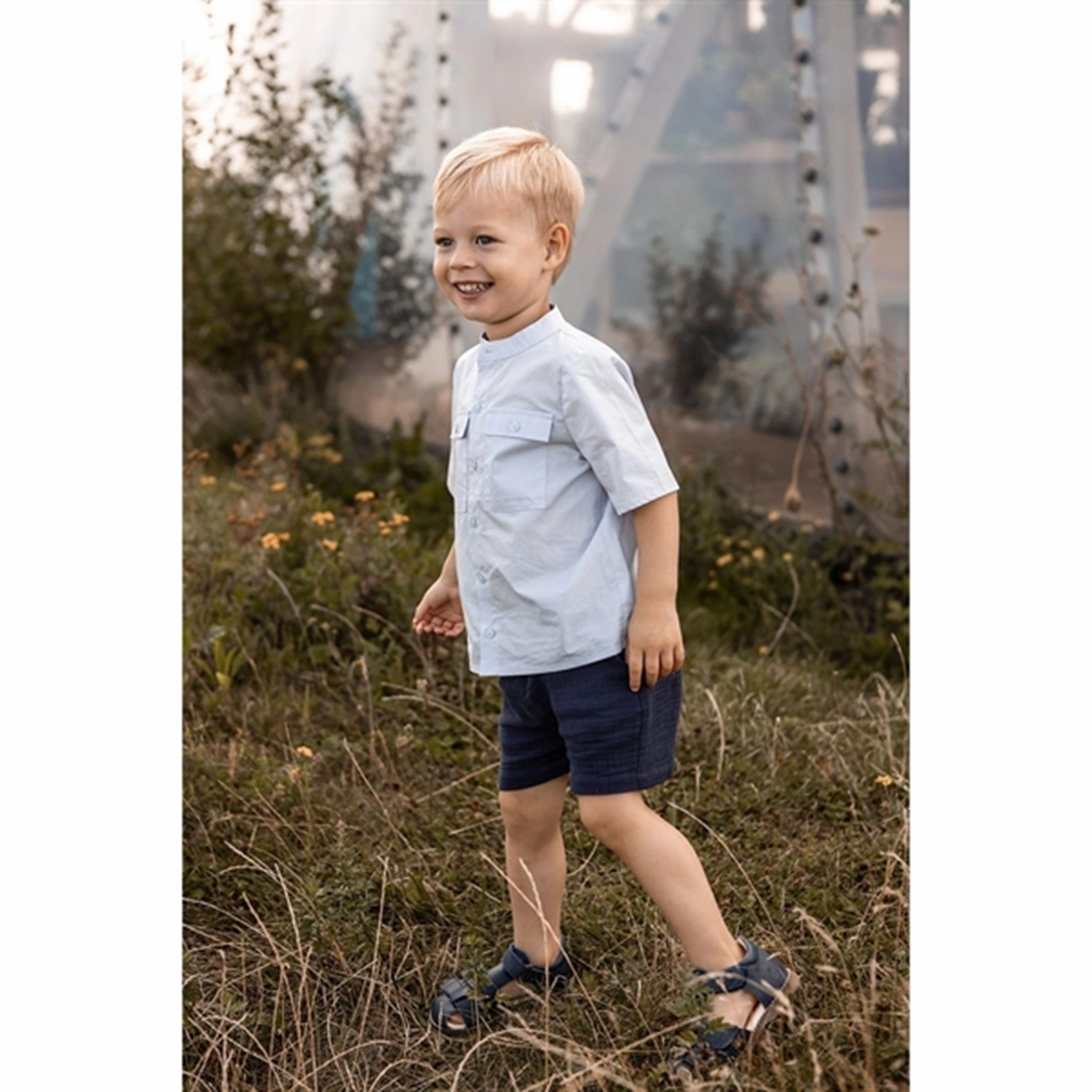 Summer Outfit Fliink Ballad Blue Banjo Shirt