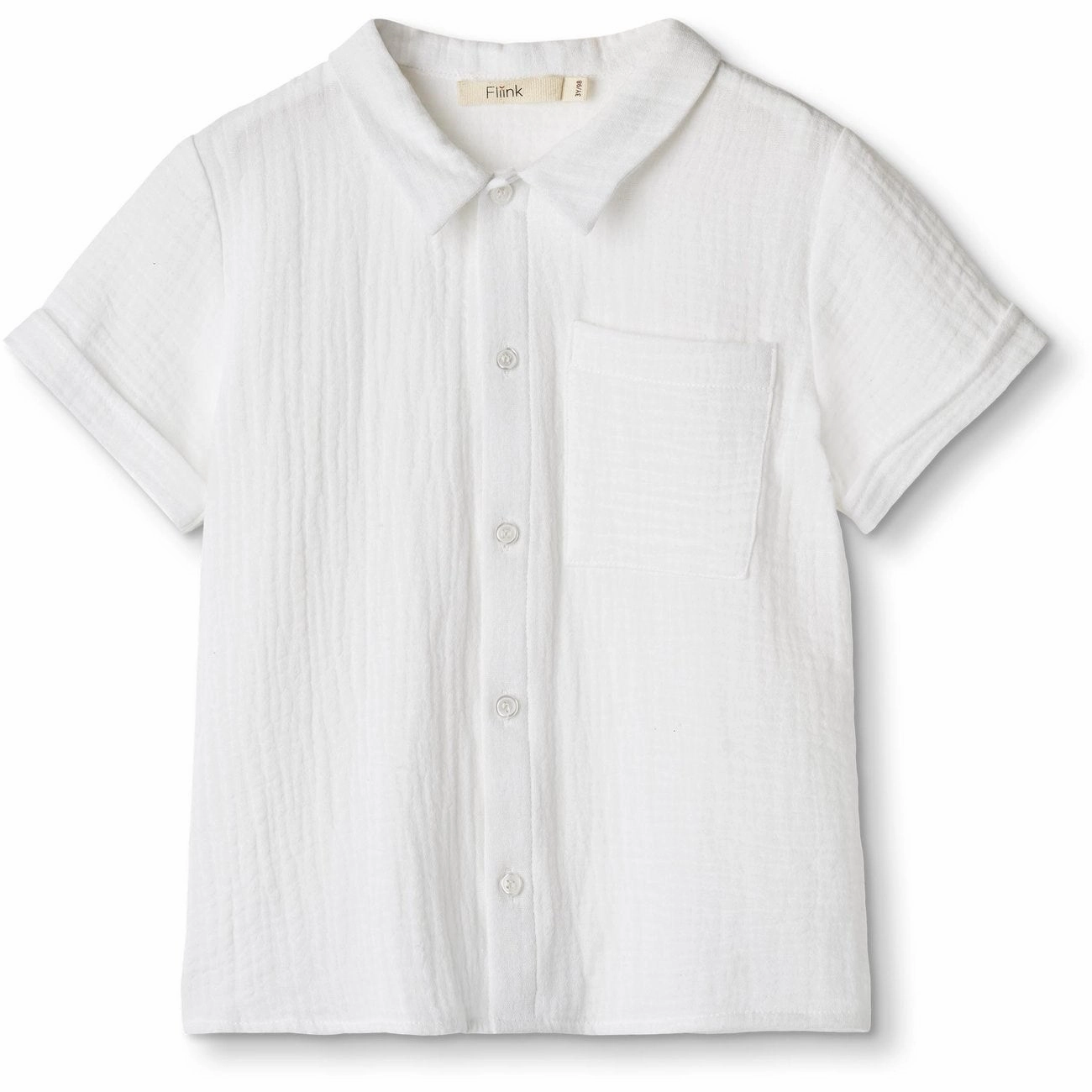 Fliink Cloud Dancer Hello Ss Shirt Smart Casual Personalized Touch