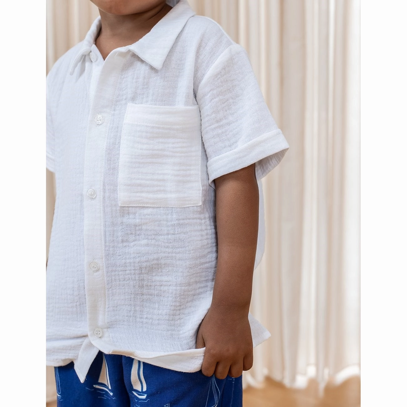 Fliink Cloud Dancer Hello Ss Shirt Versatile Design Quick Dry Technology