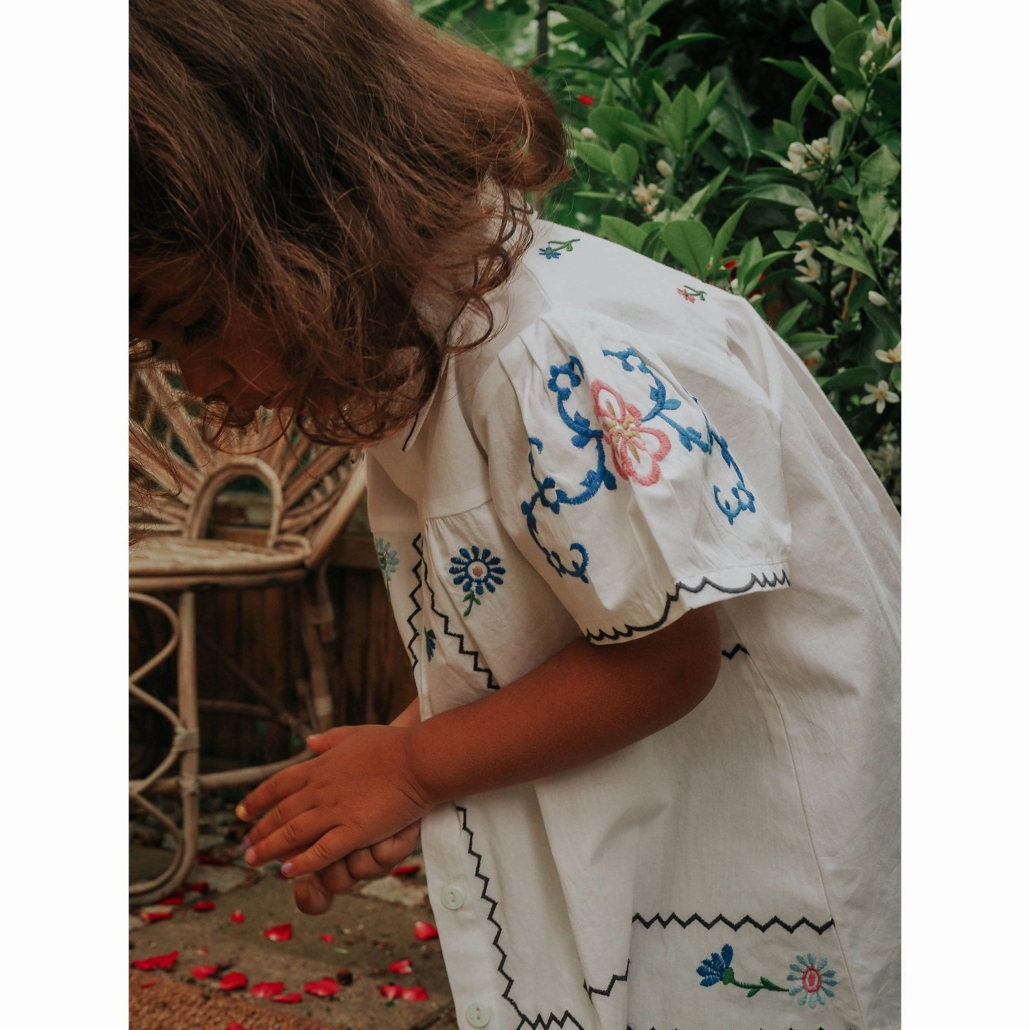 Relaxed fit style Fliink Cloud Dancer Hirse Blouse