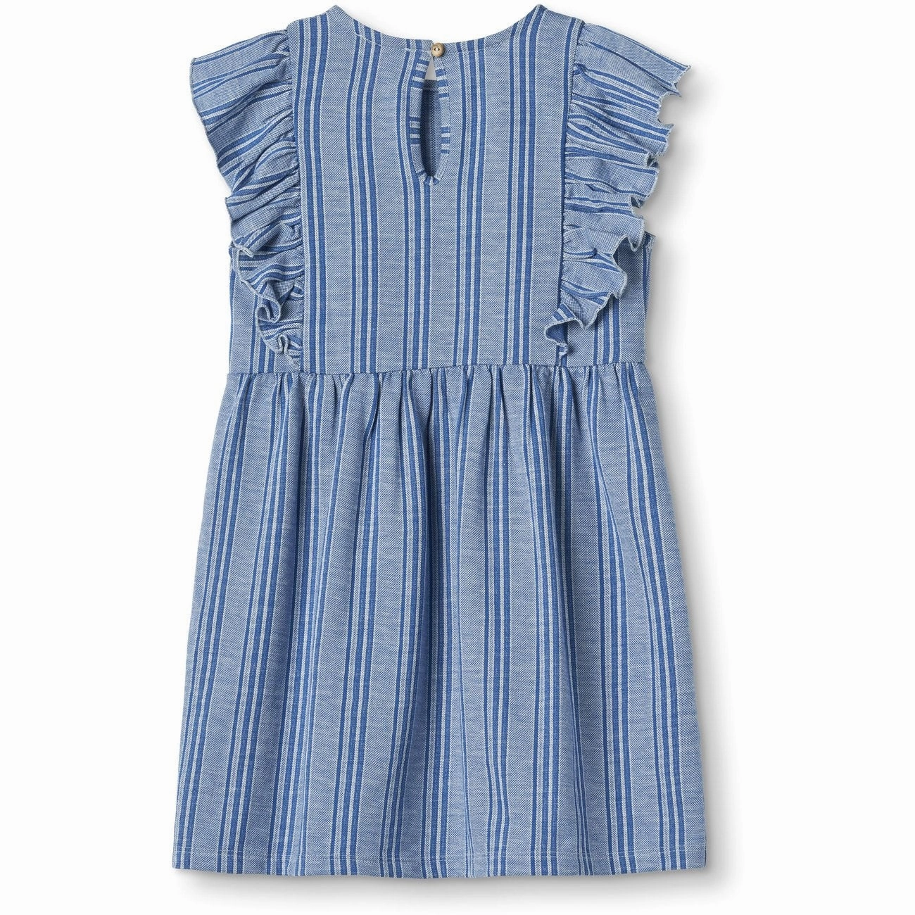 Relaxed Comfort Trendy Look Fliink Cloud Dancer Mazerine Blue Stripe Miro Dress