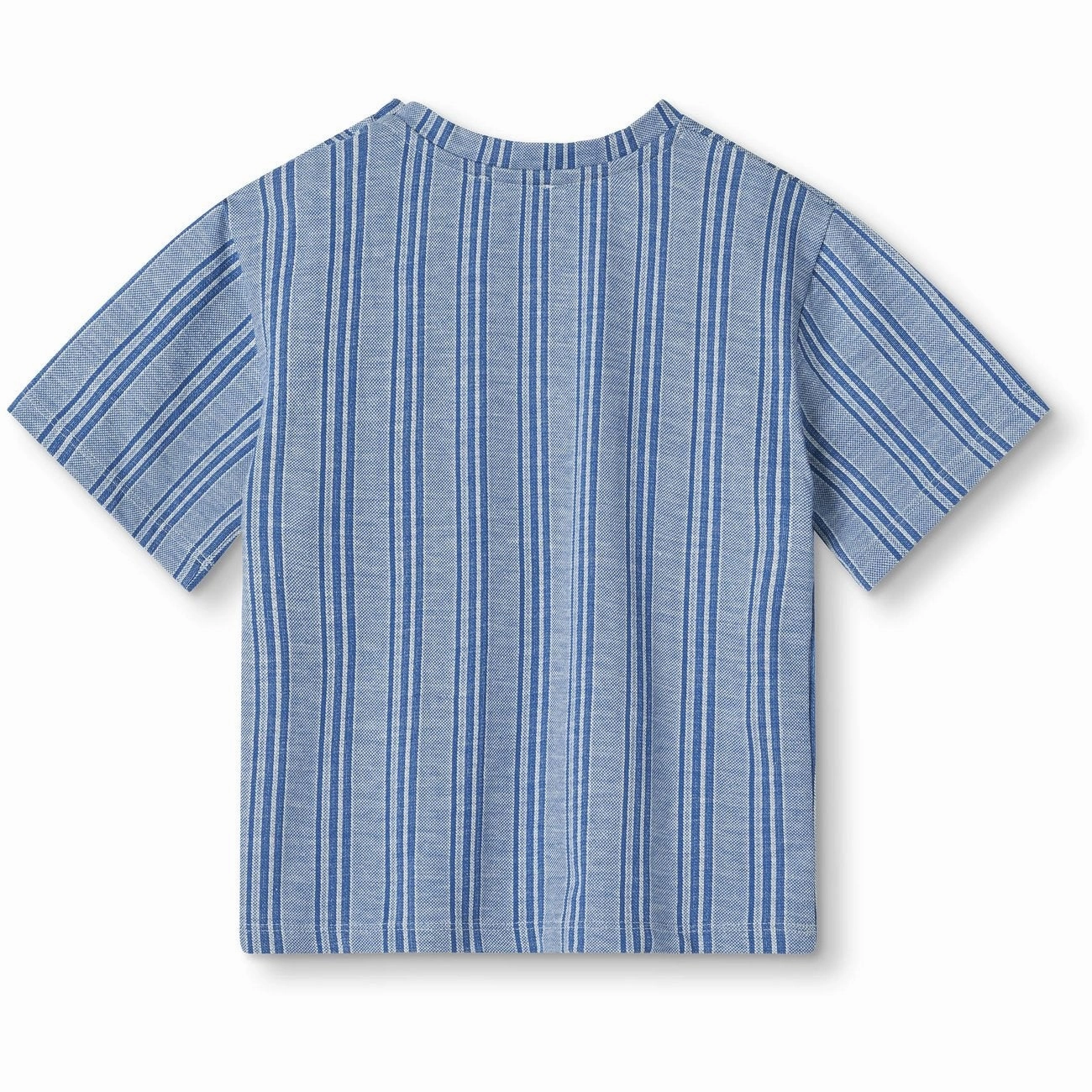 Fliink Cloud Dancer Mazerine Blue Stripe Miro T-Shirt RelaxedFit