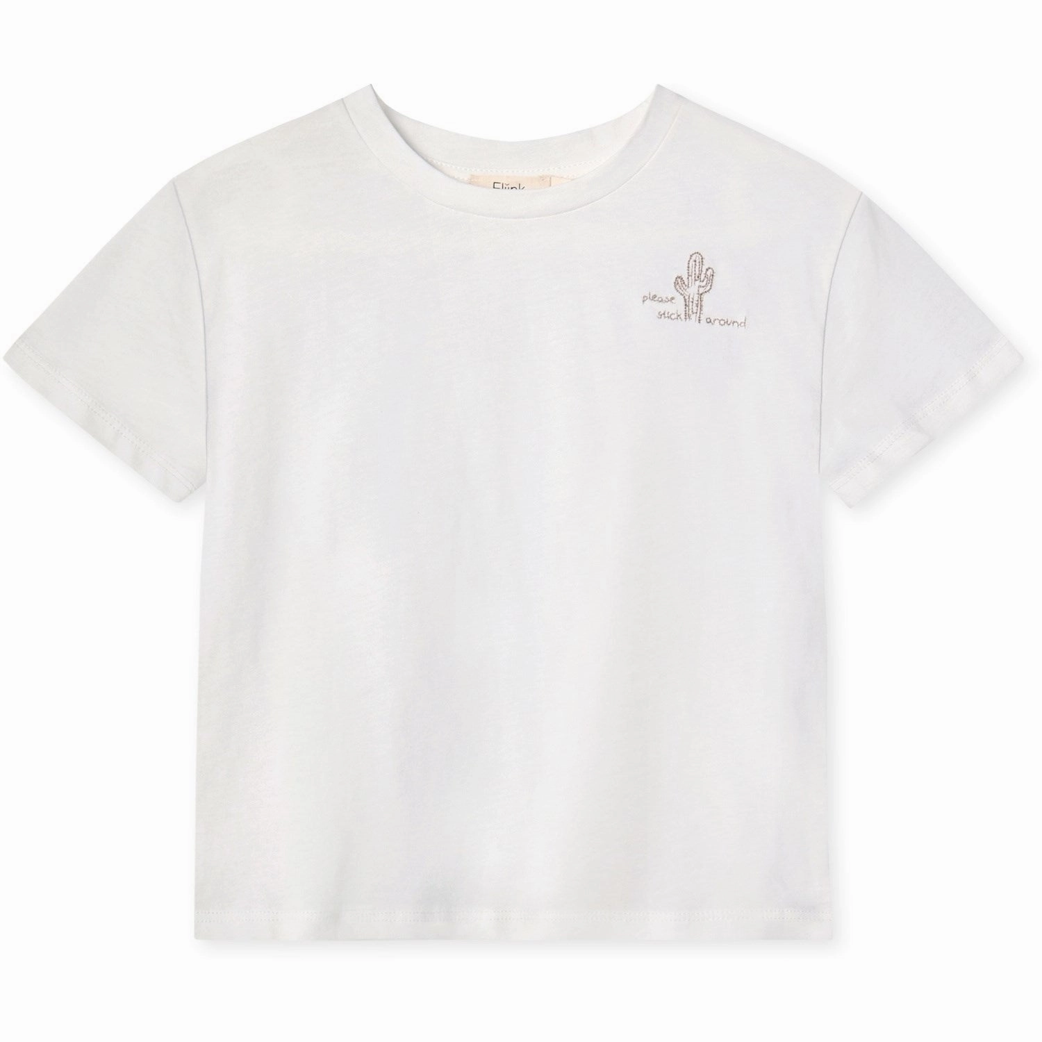 Fliink Cloud Dancer Sommer Cactus T-Shirt Versatile Piece ethical