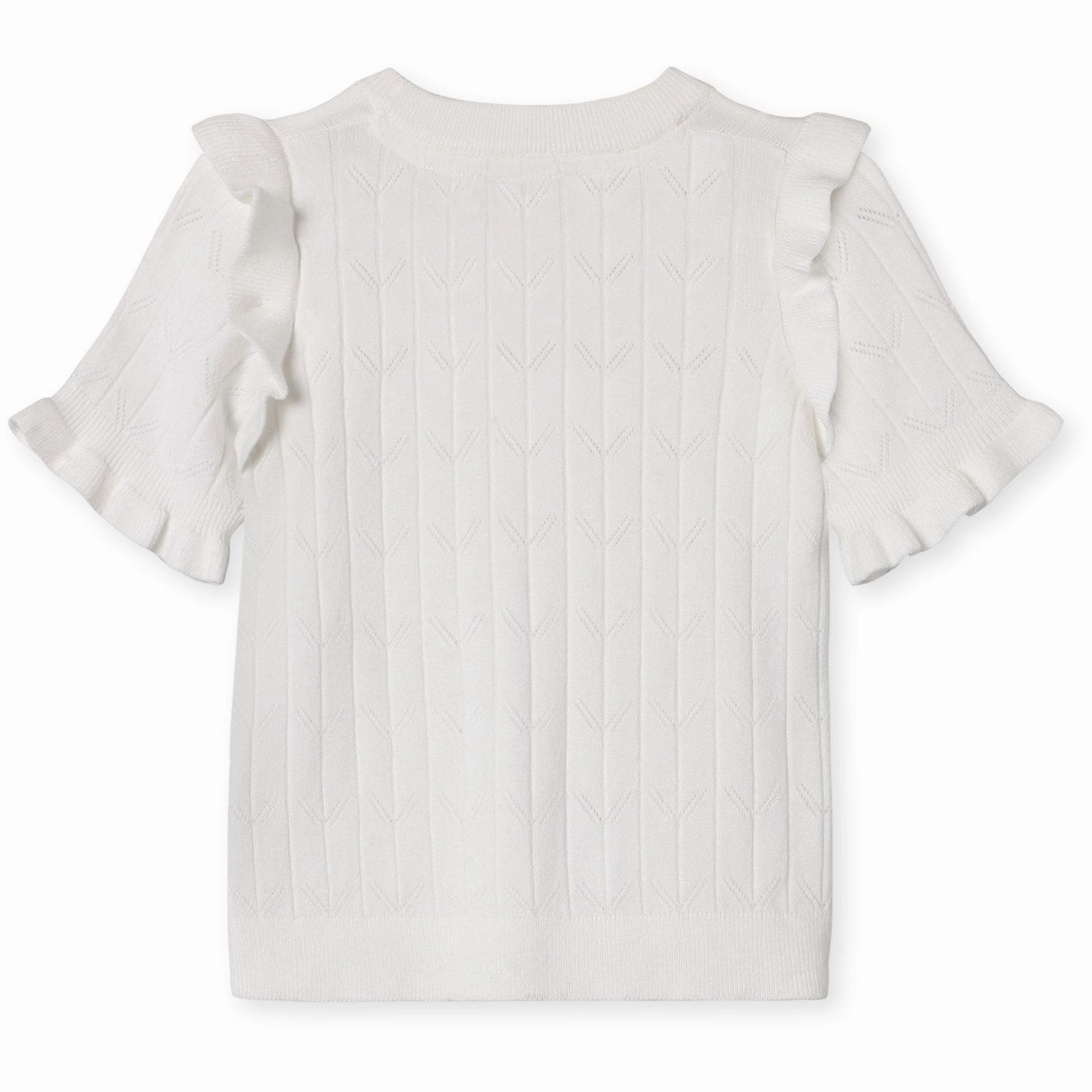 V neck Fliink Cloud Dancer Sunny T-shirt