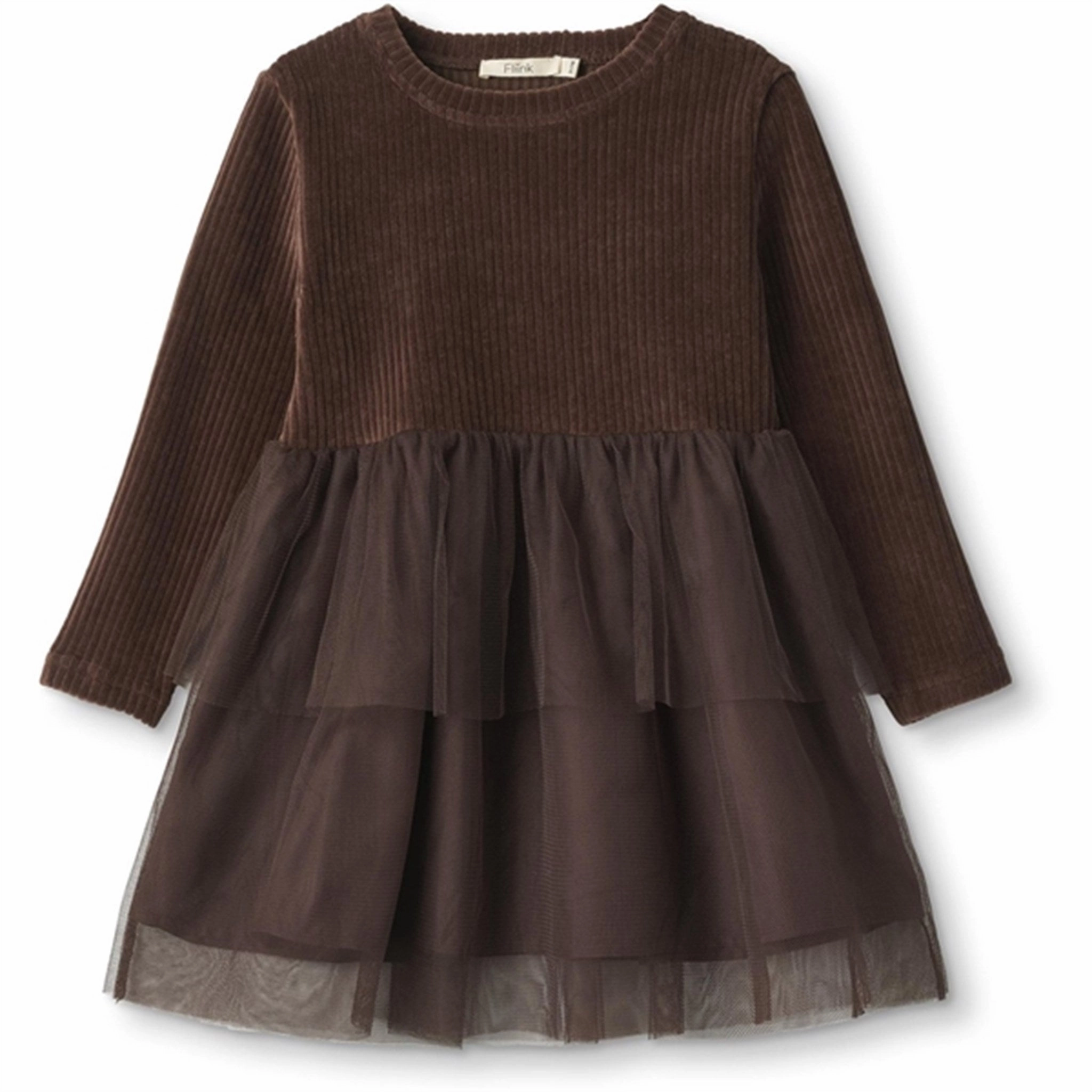 Chic Comfort Wear Fliink Cub Velvet Tulle Dress