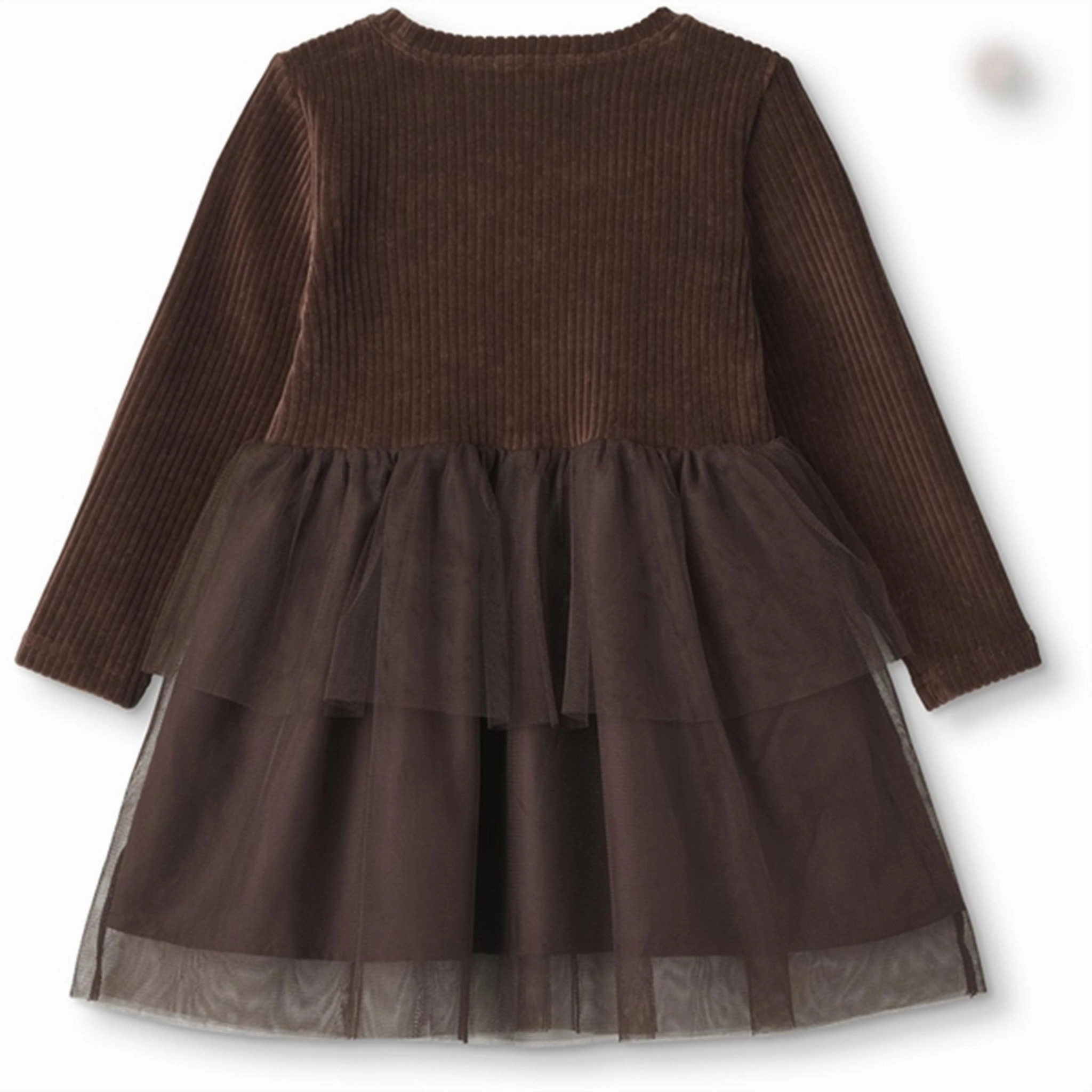 Pleated design Luxe Wear Fliink Cub Velvet Tulle Dress