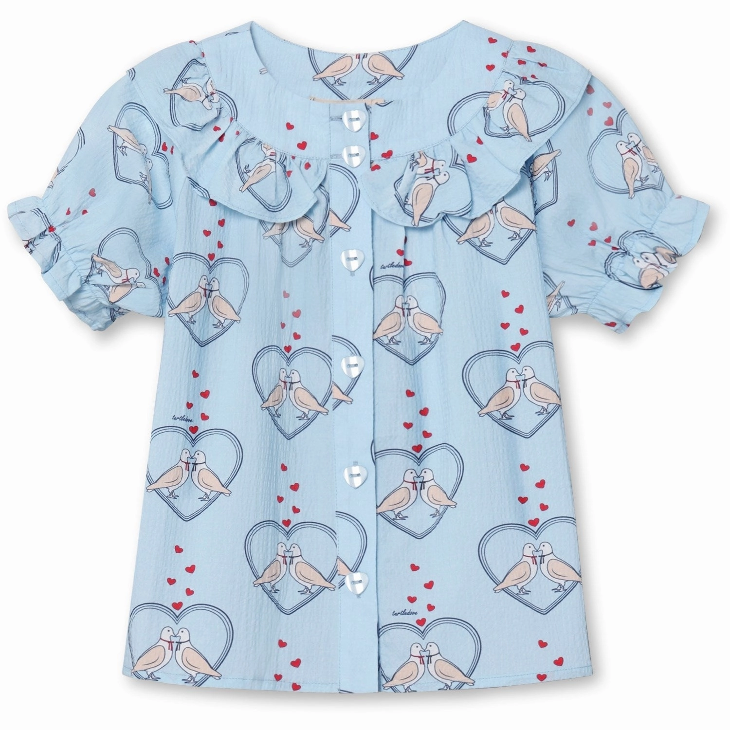 Loose style Fliink Dream Blue Aop Colombe Ss Blouse