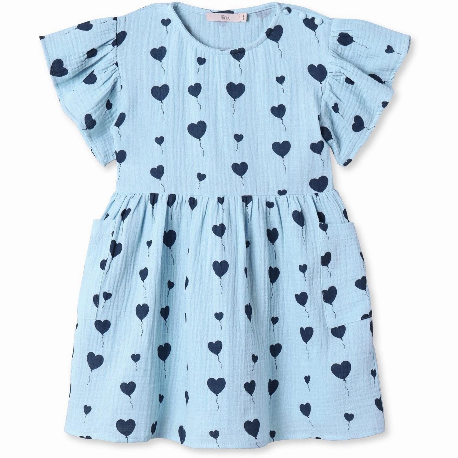 Midi-Length Chill Ready Fliink Dream Blue Love Dress