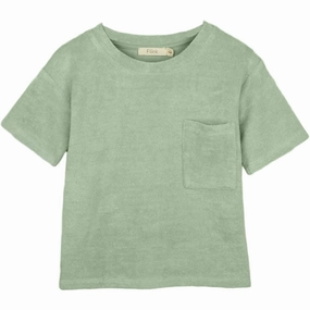 Weekend Smart Look Fliink Dusty Green Teddy T-Shirt