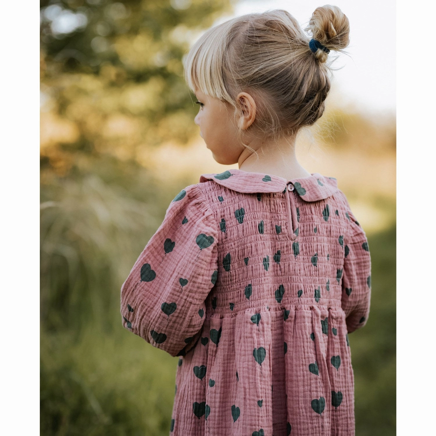 Fliink Glazed Ginger Aop Love Ls Dress All Purpose