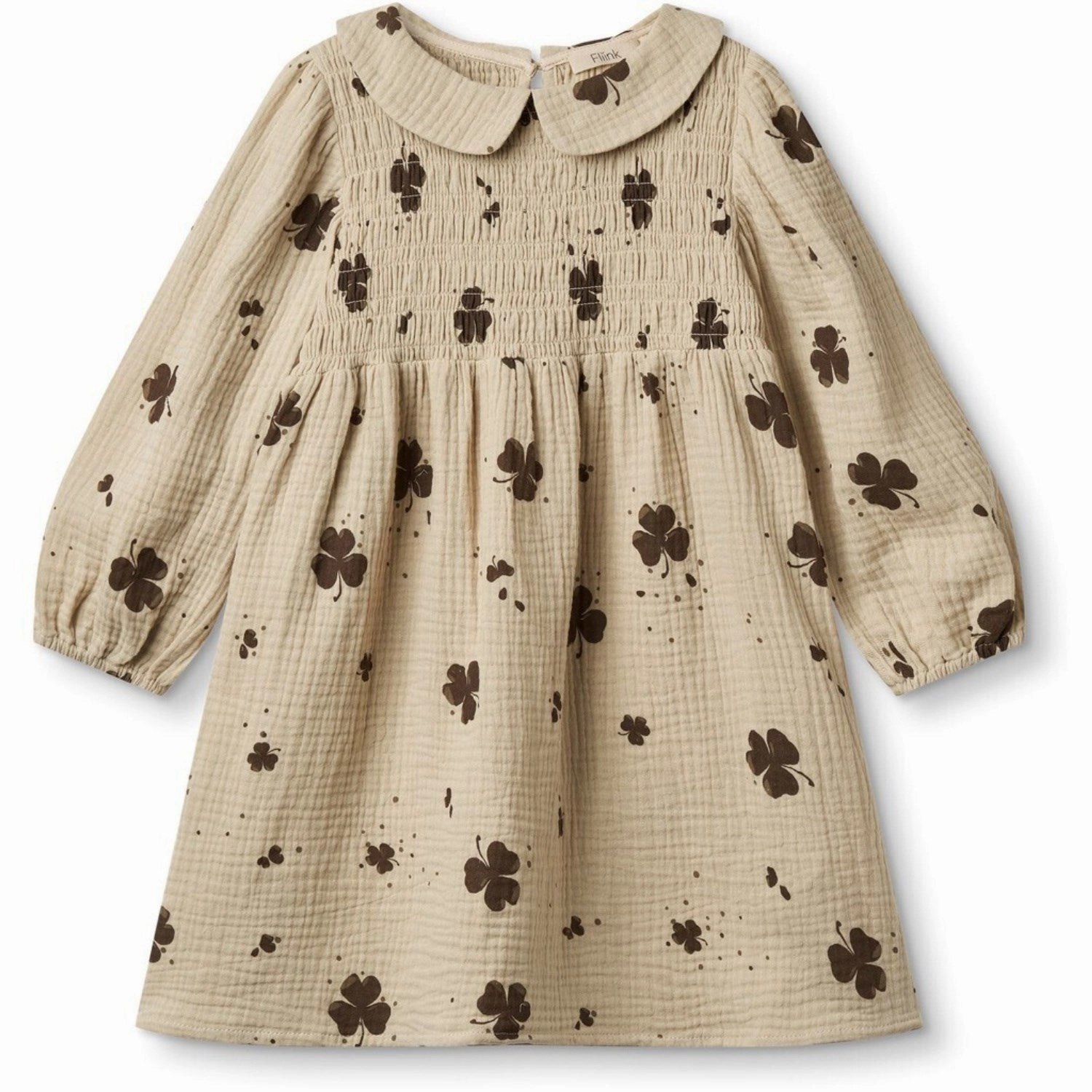 Fliink Humus/Cafafe Aop Clover Dress Weekend Favorite