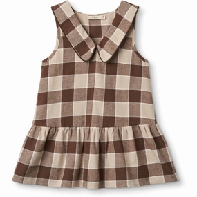 Skin-friendly Fliink Humus Check Cody Spencer Dress
