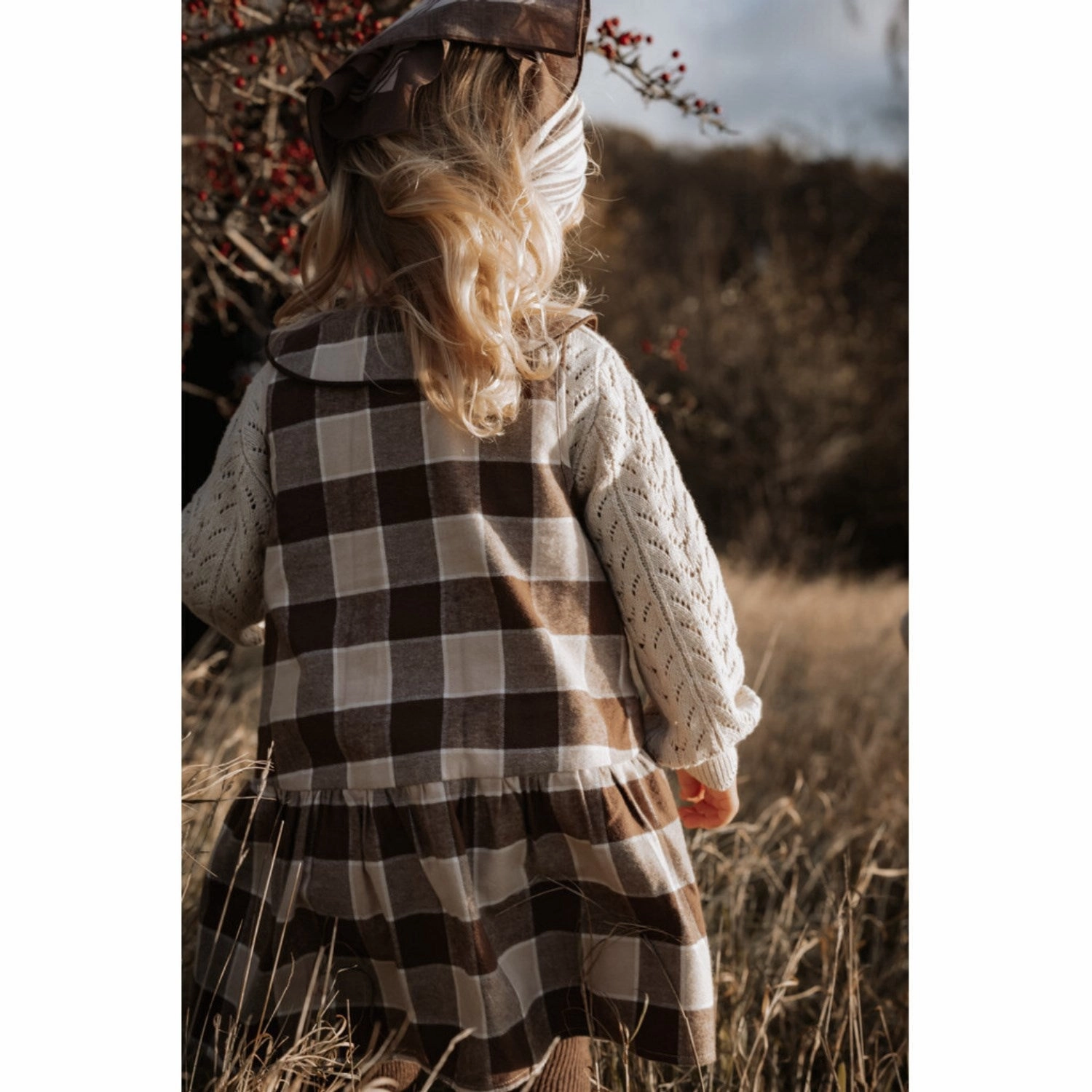 Dance-Party Flattering Shape Fliink Humus Check Cody Spencer Dress