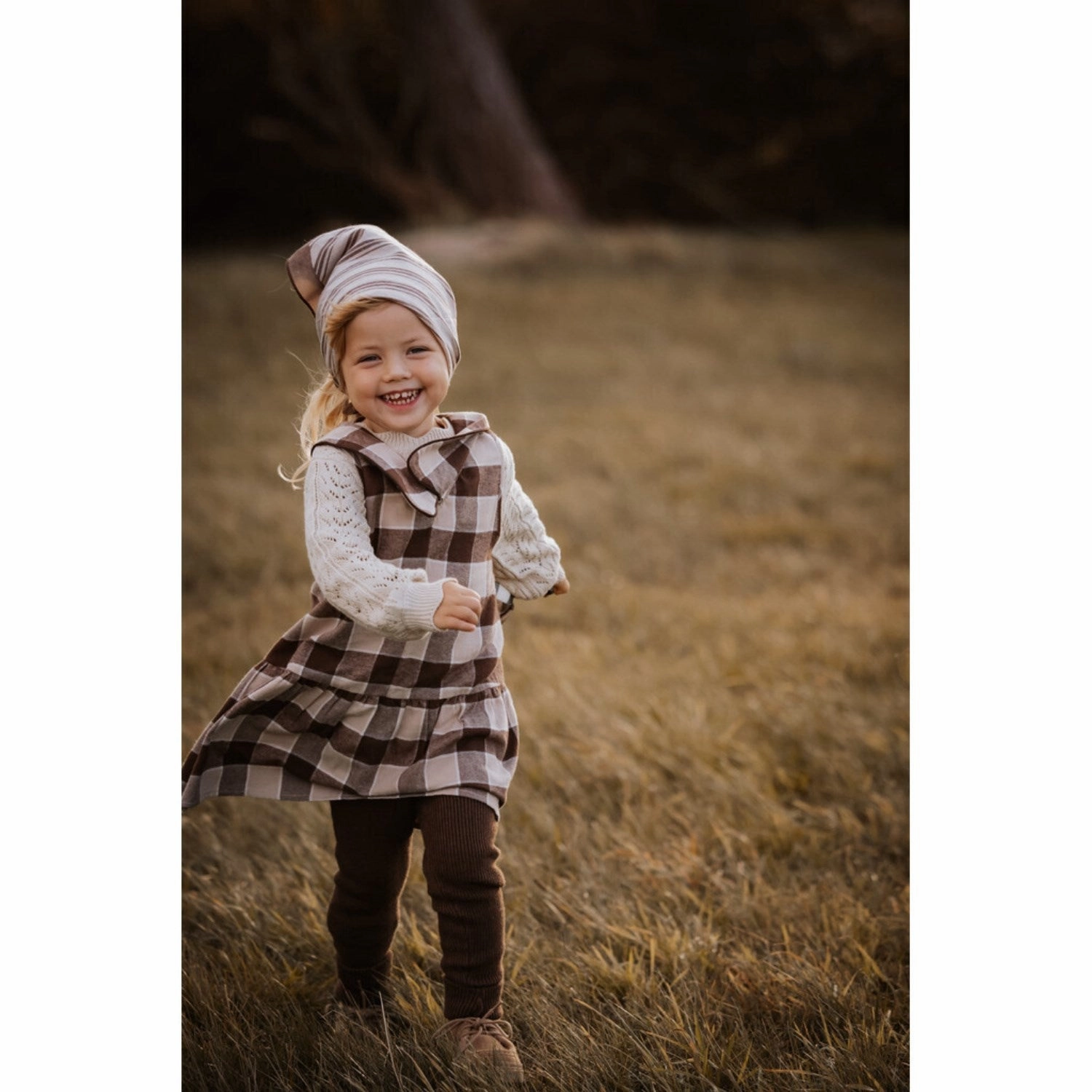 Romantic Bloom Fliink Humus Check Cody Spencer Dress