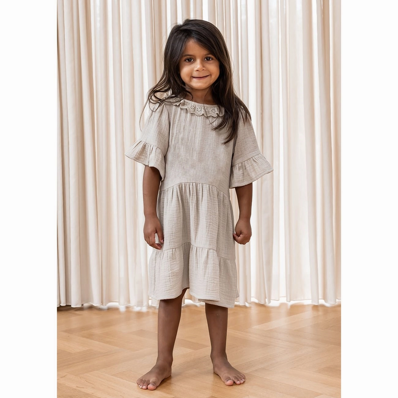 Comfortable fit-and-flare dress Office Friendly Fliink Humus Ciao Dress