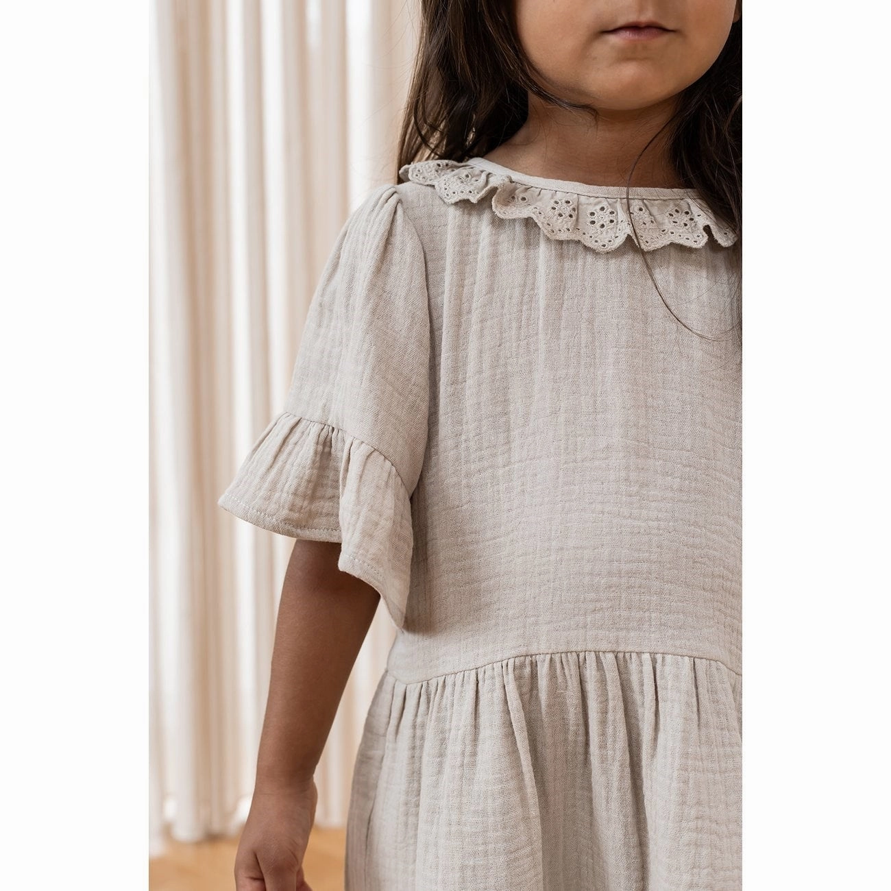 loose silhouette Autumn Mood Fliink Humus Ciao Dress