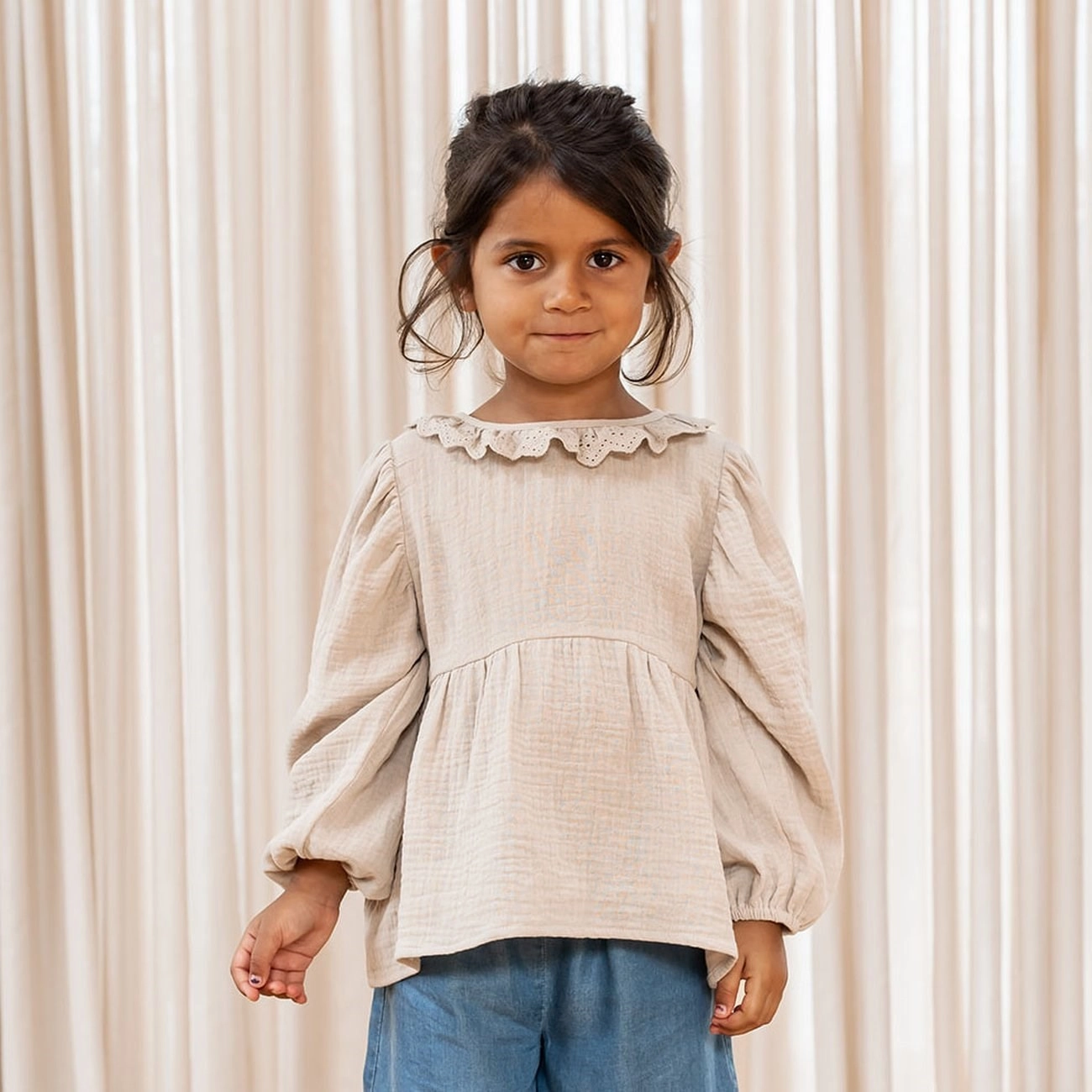 Fliink Humus Ciao Ls Blouse Festival Fashion wrinkle free