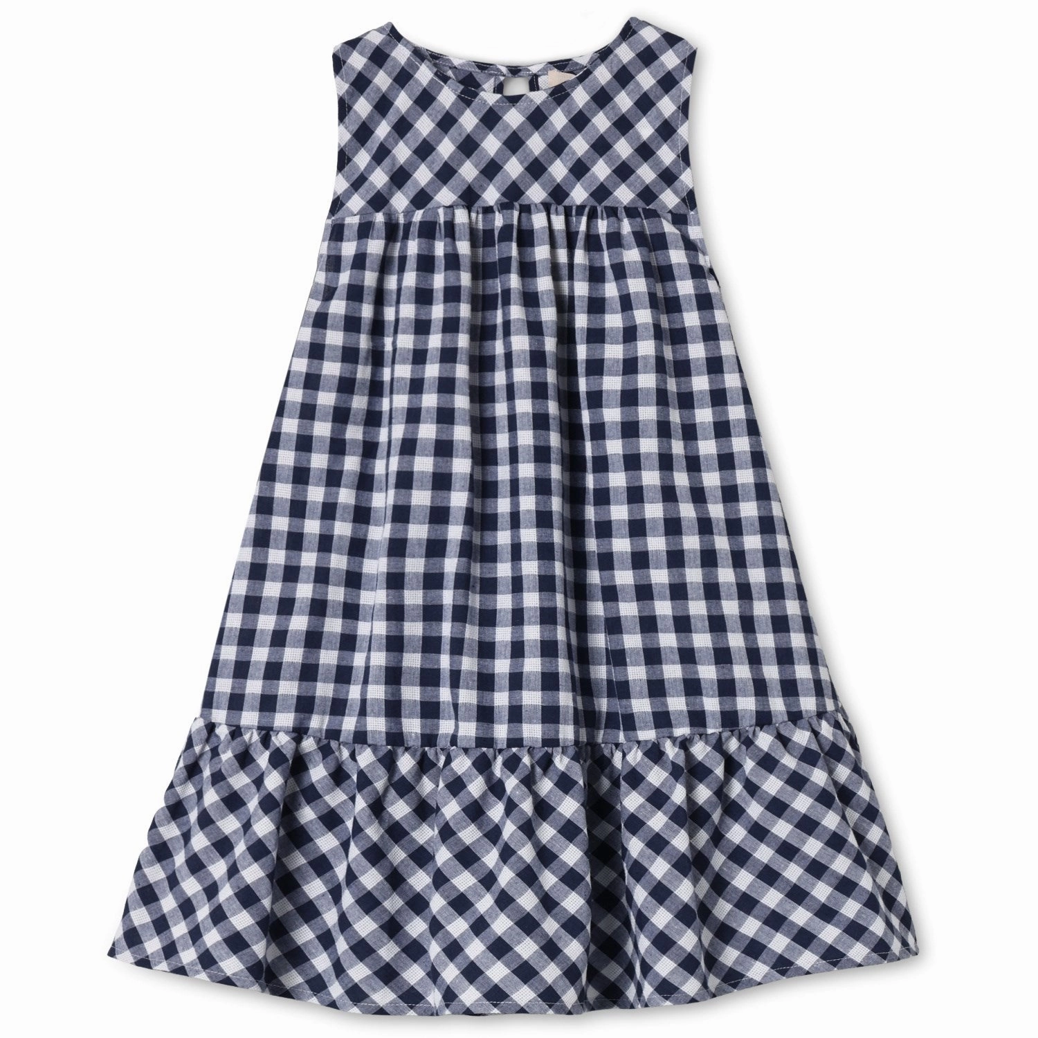 Loose Flow Fliink Insignia Sandshell Check Zorro Dress