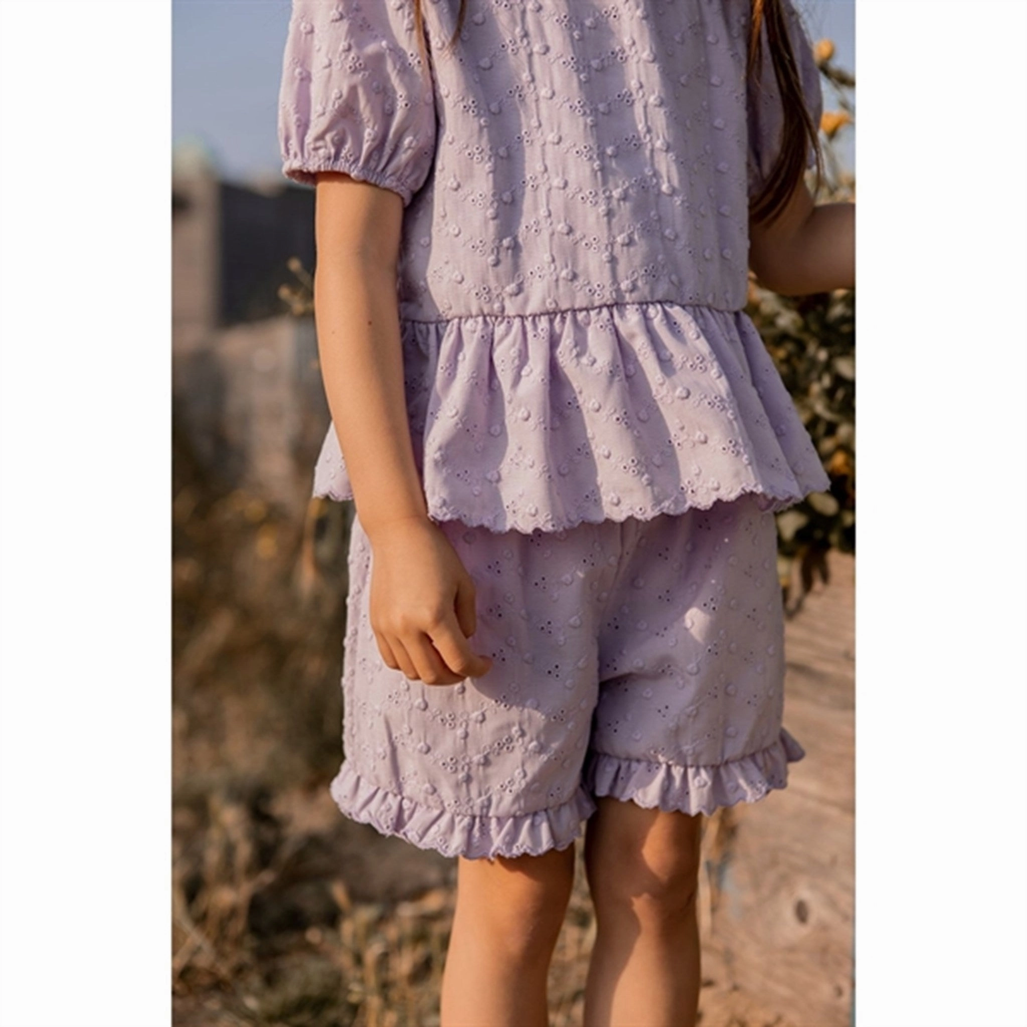 Anti Pill Technology Earthy Palette Fliink Lavendar Fog Mia Ss Blouse