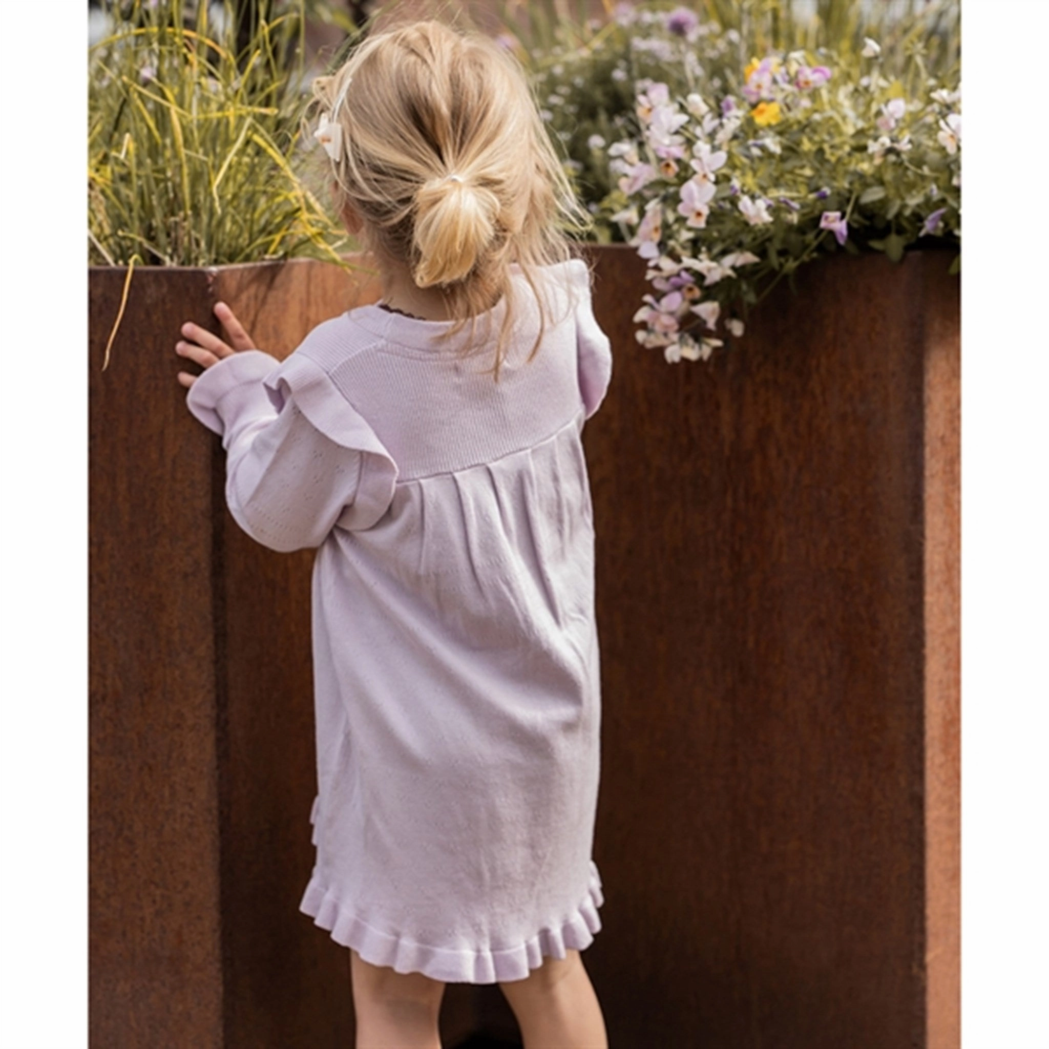 Fliink Lavender Fog Fame Strik Dress Exclusive-Design Work Vibe