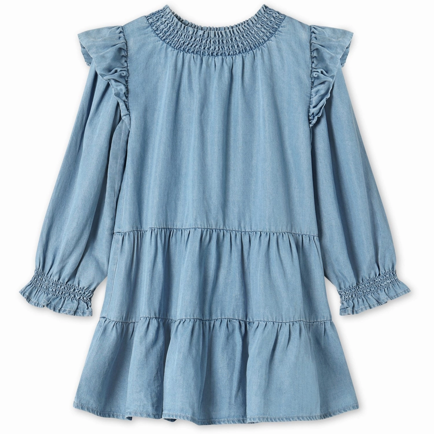 Date Nightwear Fliink Light Denim Blue Hurlum Ls Dress