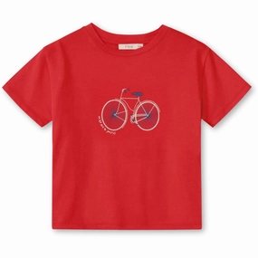 Relax Trend Fliink Pompeian Red Sommer Bike T-Shirt