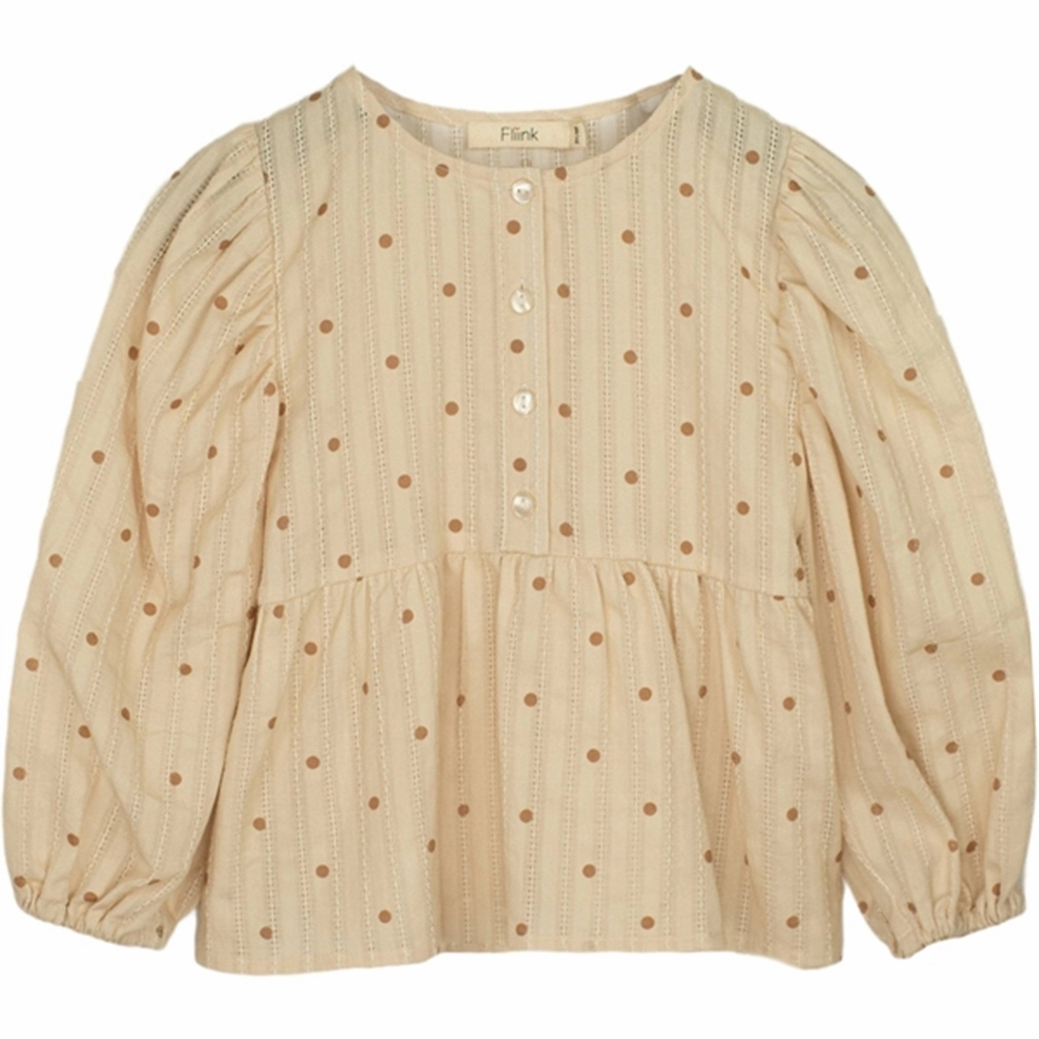 Fall Fashion Abstract print Fliink Sandshell Aop Nanna Ls Blouse