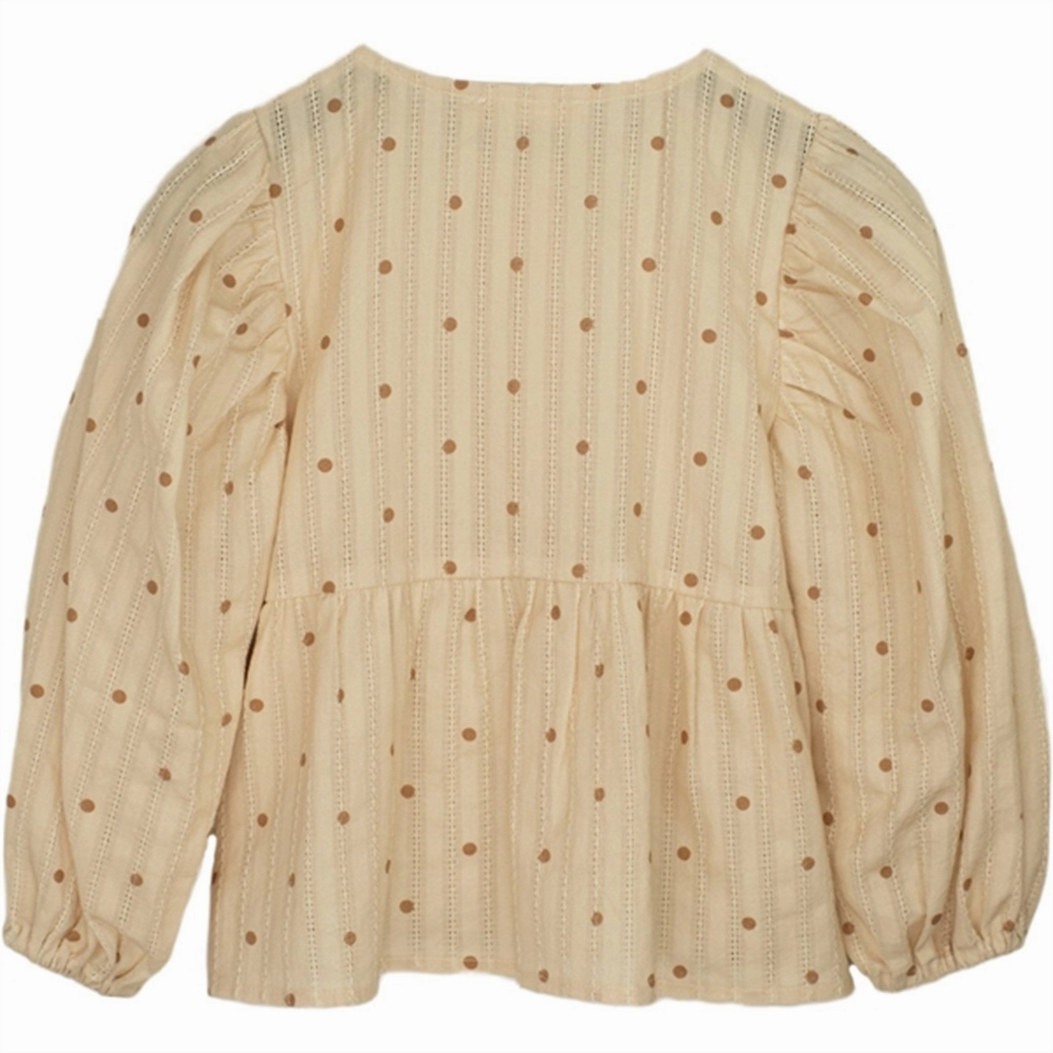 Fliink Sandshell Aop Nanna Ls Blouse Fitted Cut