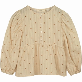 Fall Fashion Abstract print Fliink Sandshell Aop Nanna Ls Blouse