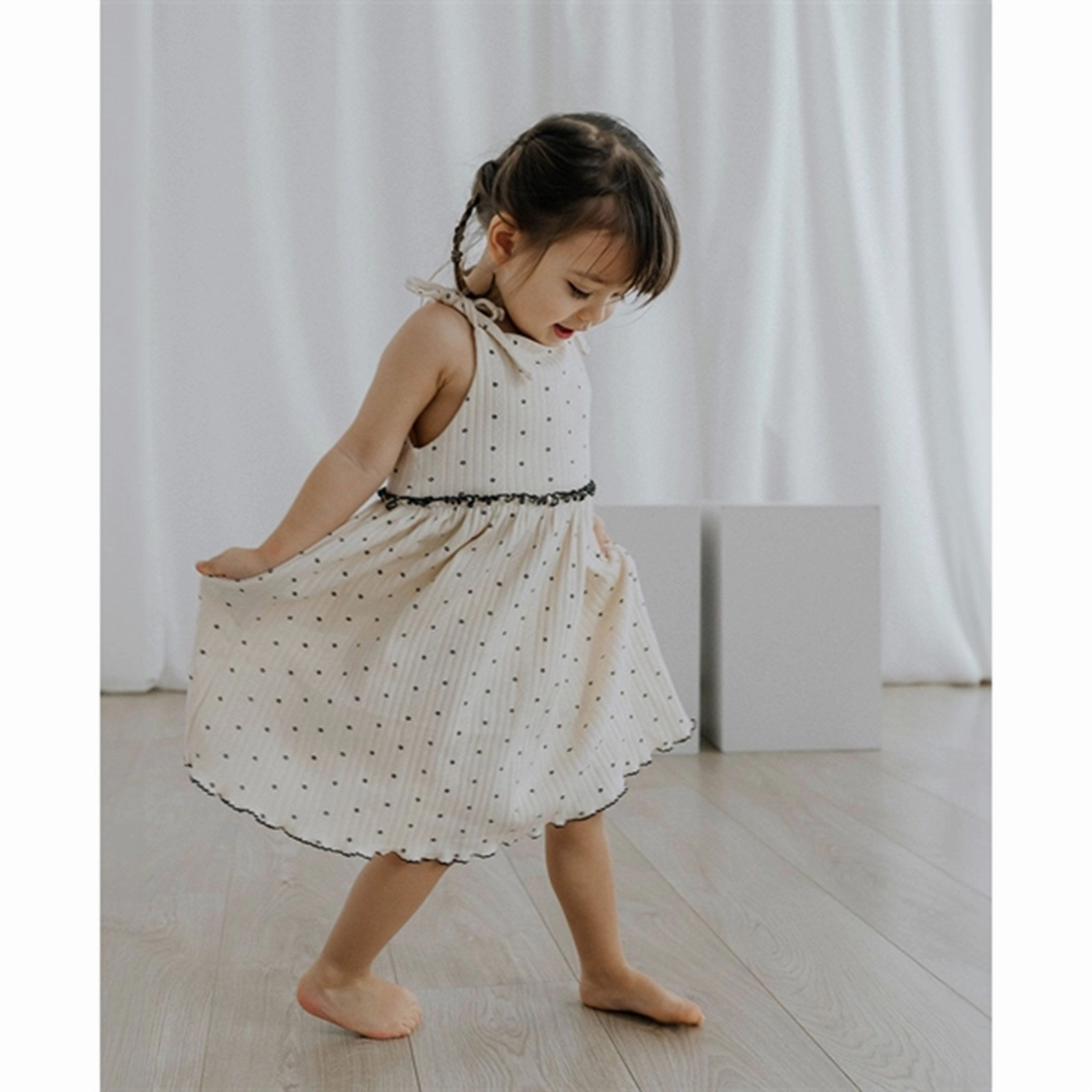 Fliink Sandshell Aop Olivia Strap Dress Fresh Combo High Hemline