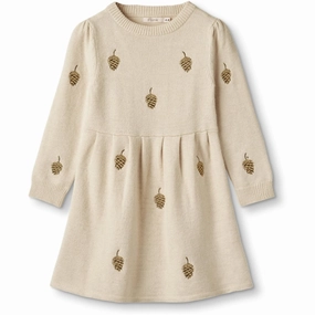 Morning Wear Fliink Sandshell Benna Embr. Dress