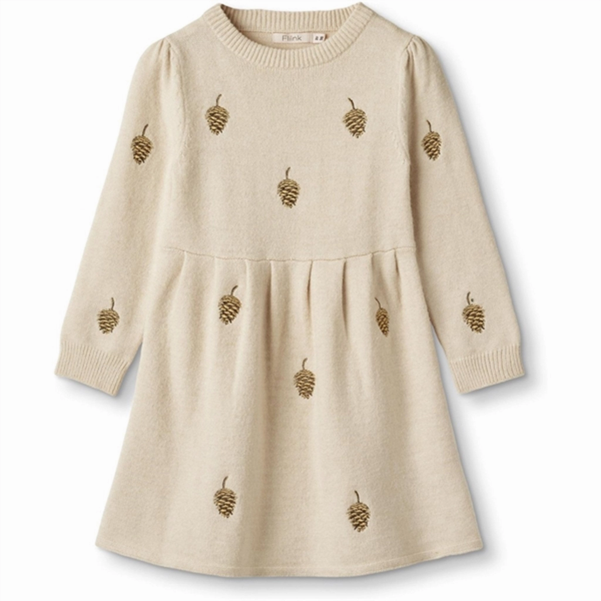 Morning Wear Fliink Sandshell Benna Embr. Dress