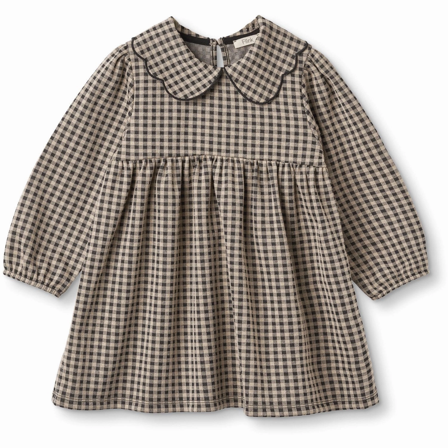 Fliink Sandshell/Carafe Ella Ls Dress Chic Comfort Wear